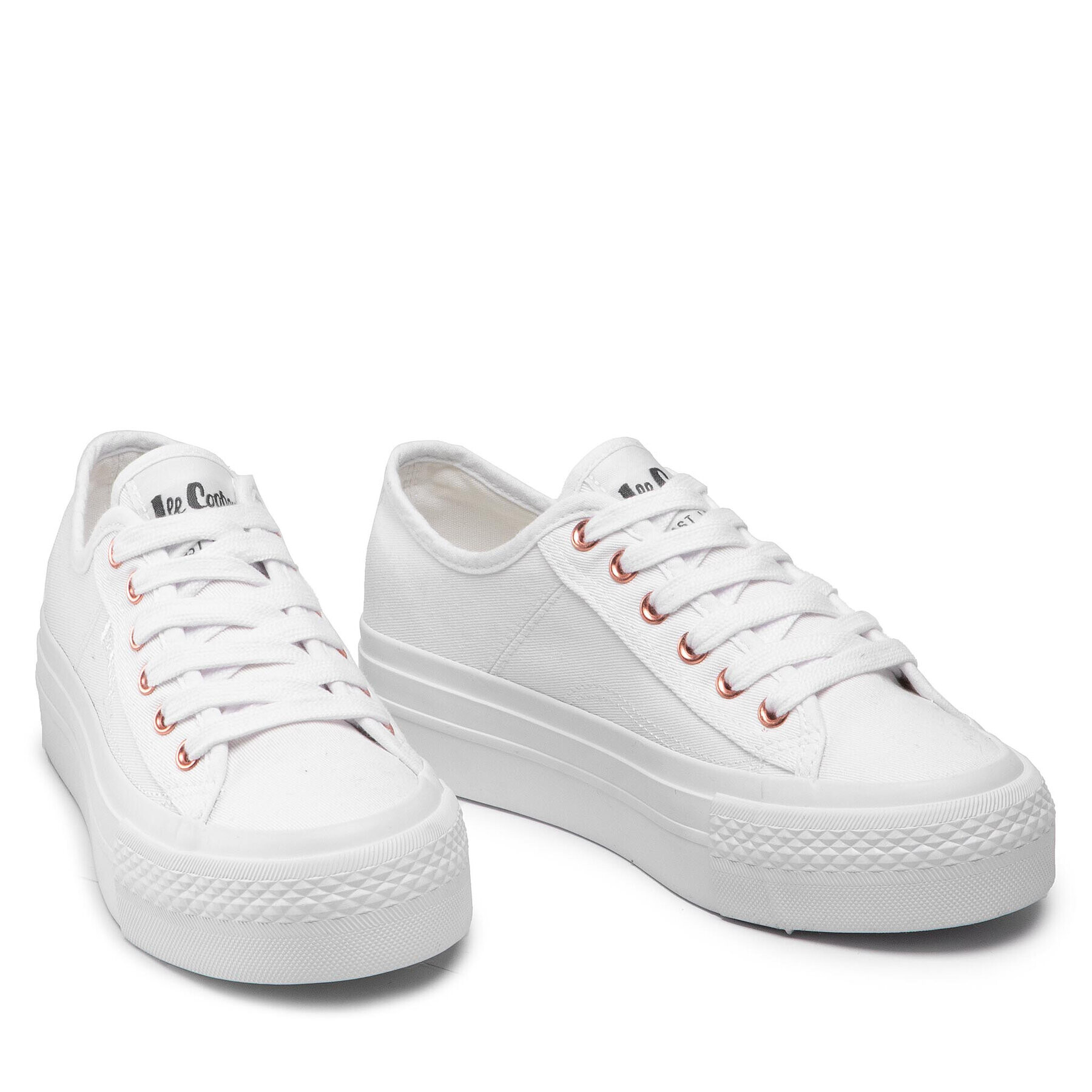 Lee Cooper Гуменки LCW-22-31-0890LA Бял - Pepit.bg
