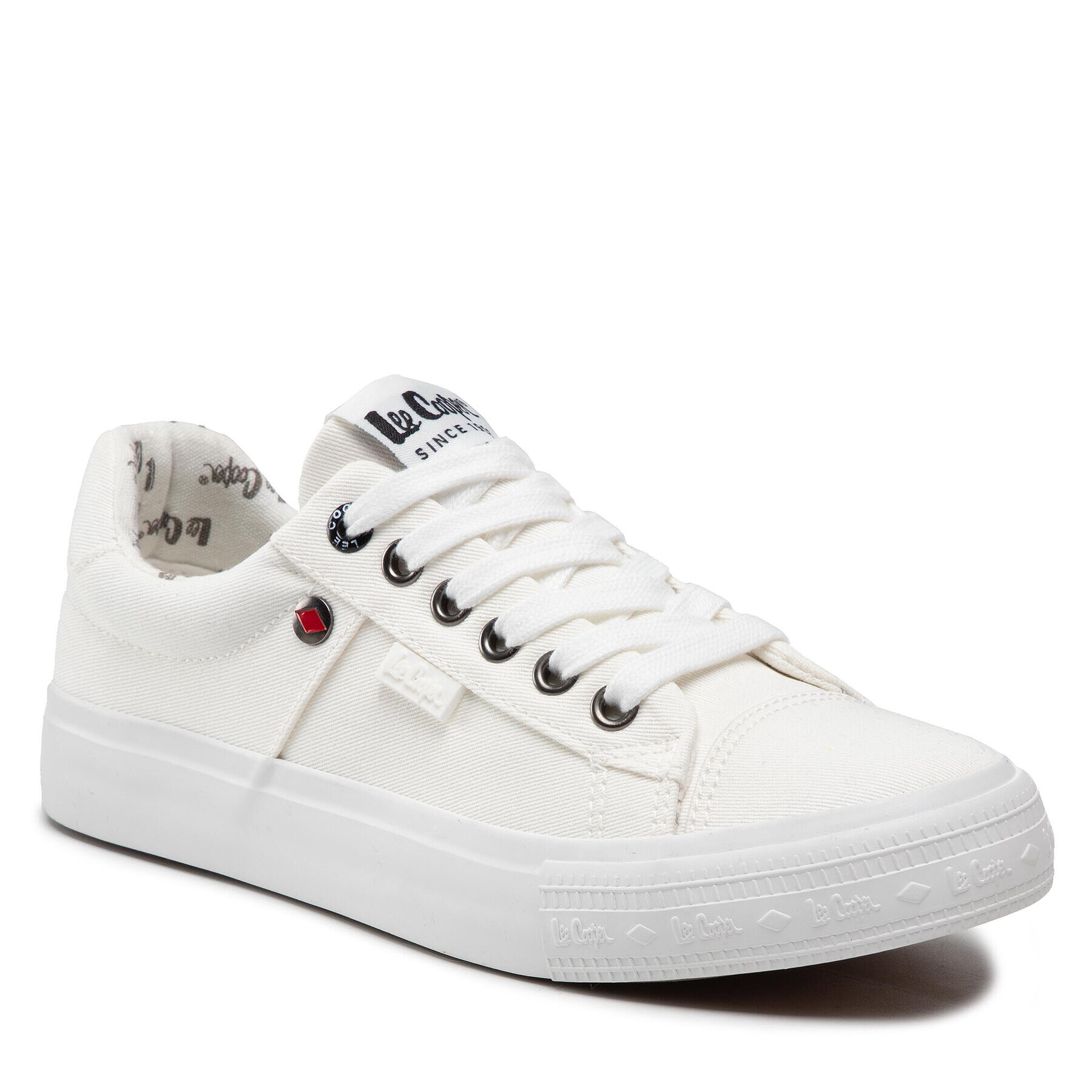 Lee Cooper Гуменки LCW-22-31-0894LA Бял - Pepit.bg