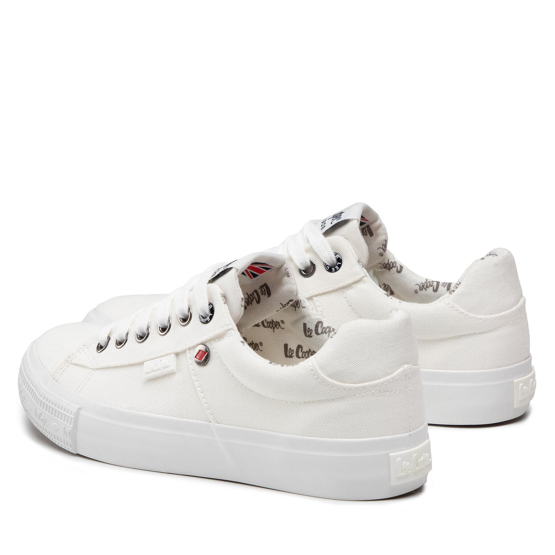 Lee Cooper Гуменки LCW-22-31-0894LA Бял - Pepit.bg