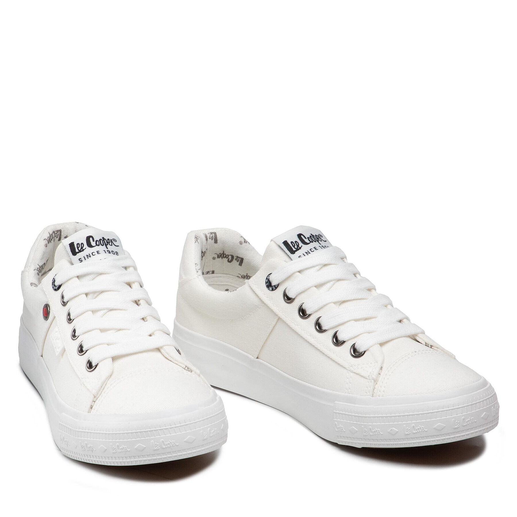 Lee Cooper Гуменки LCW-22-31-0894LA Бял - Pepit.bg