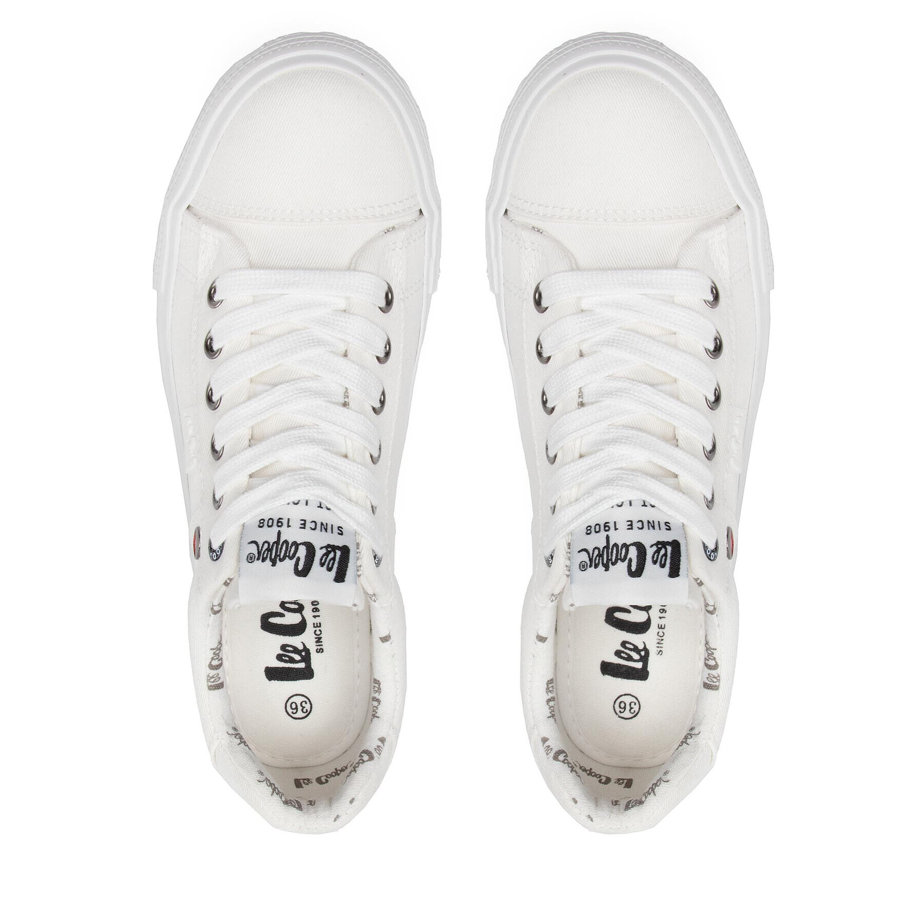 Lee Cooper Гуменки LCW-22-31-0894LA Бял - Pepit.bg