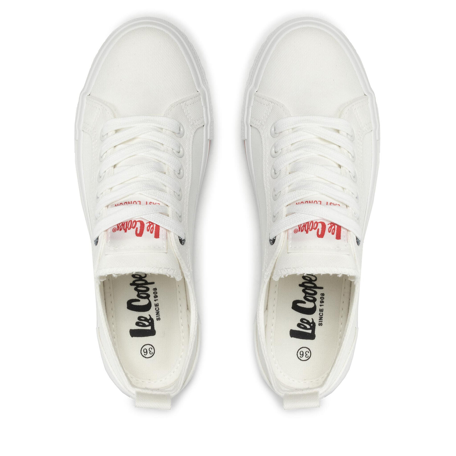 Lee Cooper Гуменки LCW-22-31-0924LA Бял - Pepit.bg