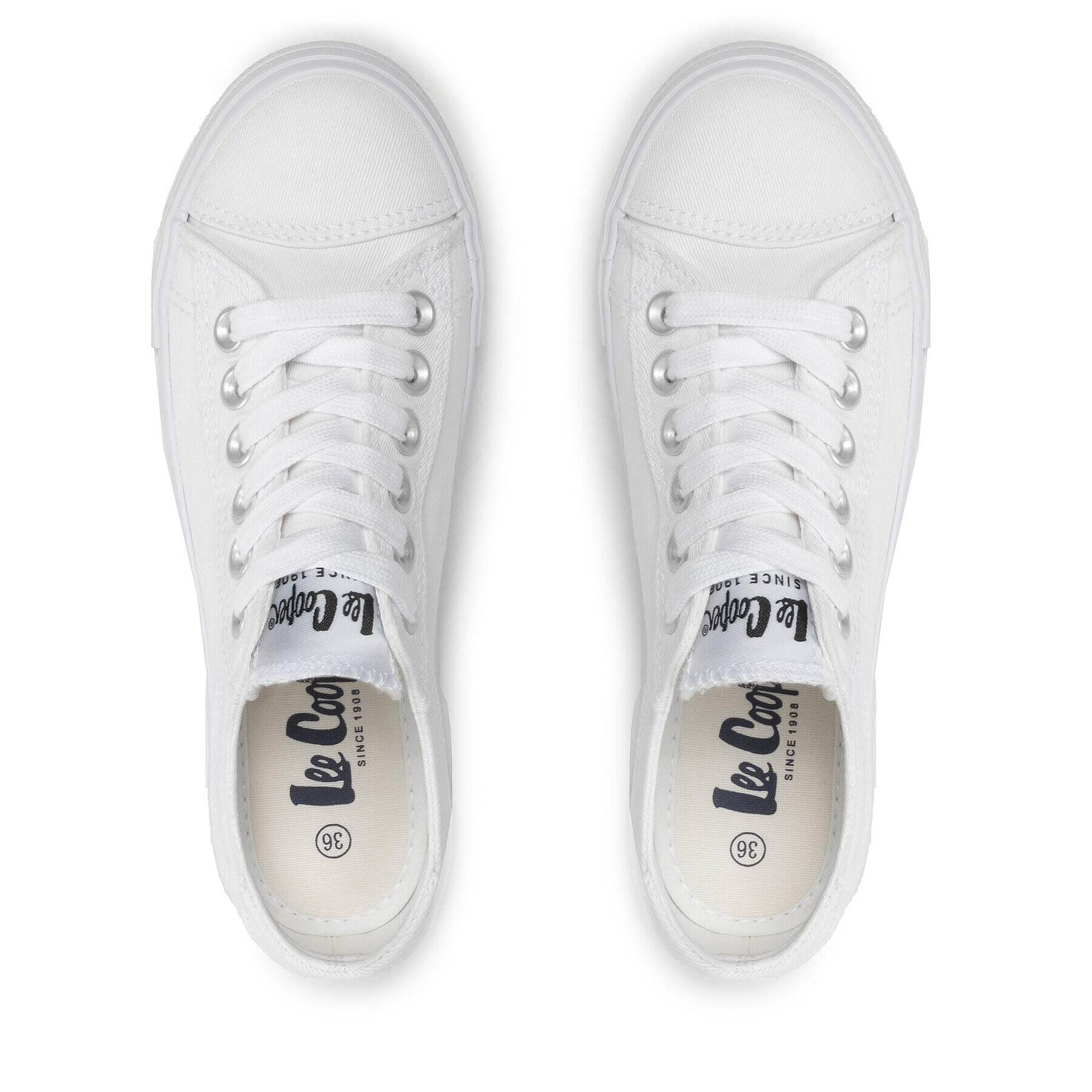 Lee Cooper Гуменки LCW-22-31-0979LA Бял - Pepit.bg