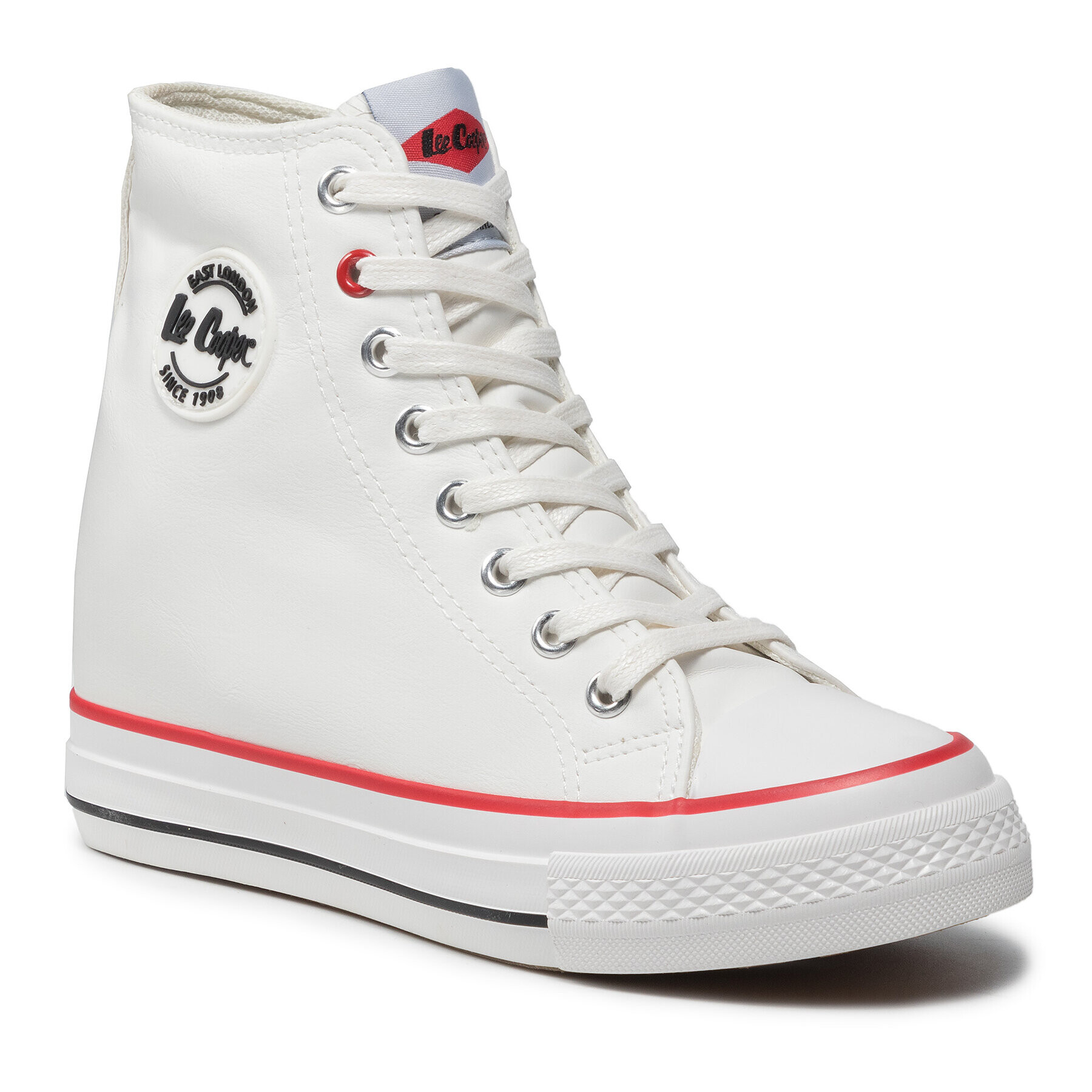 Lee Cooper Кецове LCJ-21-48-0700L Бял - Pepit.bg