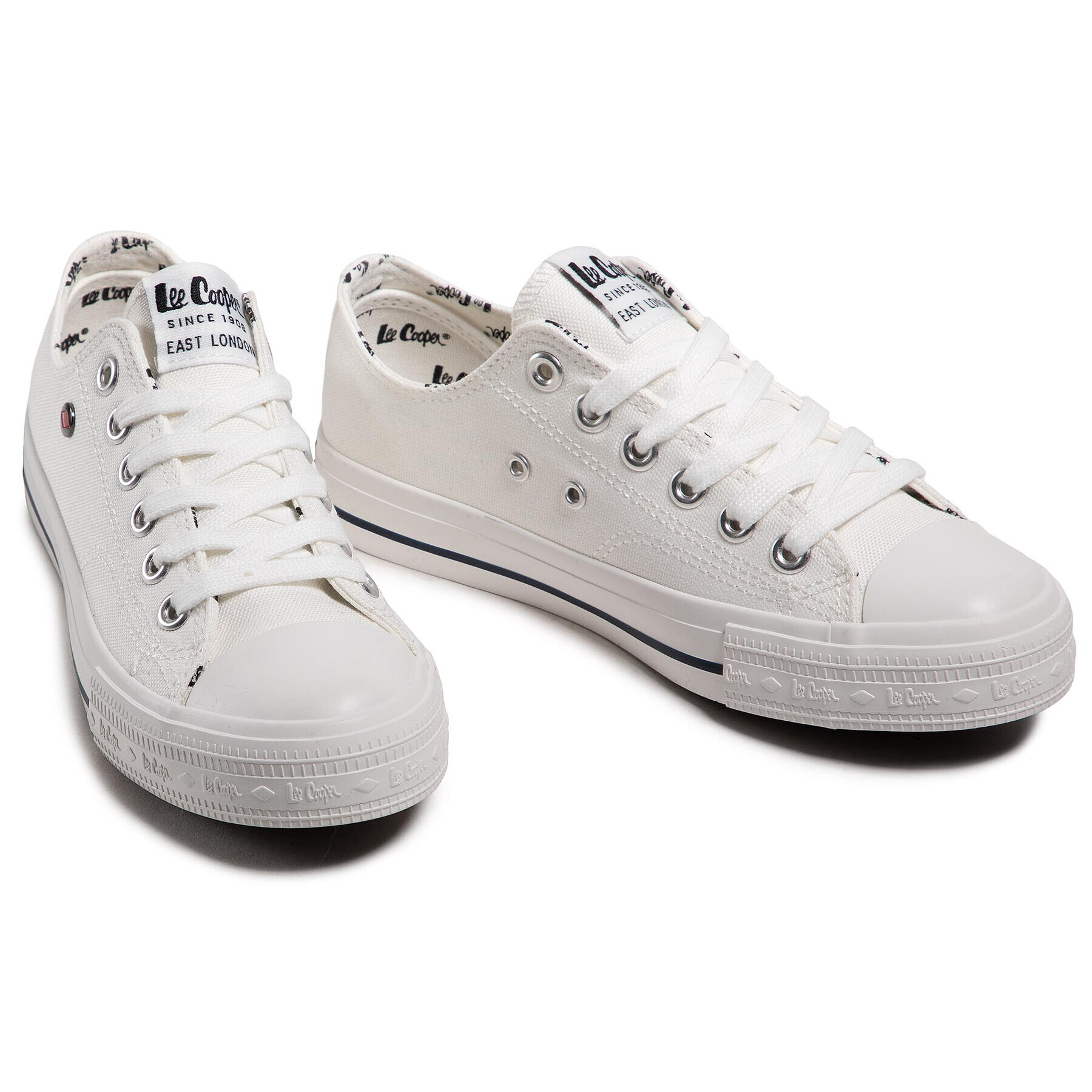 Lee Cooper Кецове LCW-21-31-0091L Бял - Pepit.bg