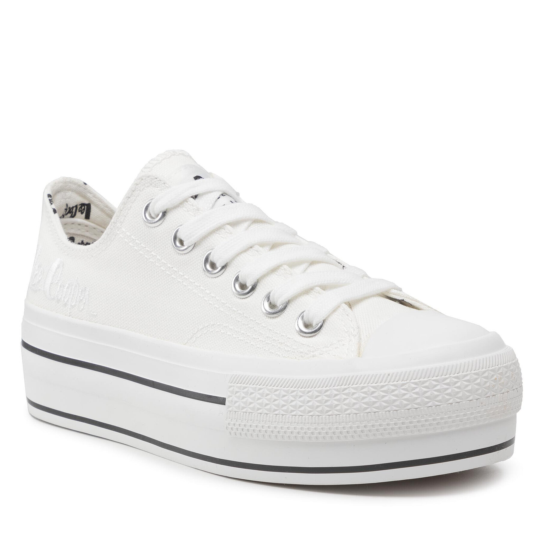 Lee Cooper Кецове LCW-22-31-0842L Бял - Pepit.bg