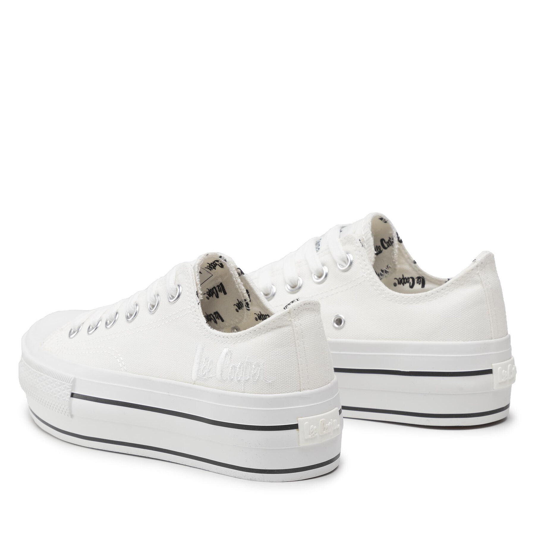 Lee Cooper Кецове LCW-22-31-0842L Бял - Pepit.bg