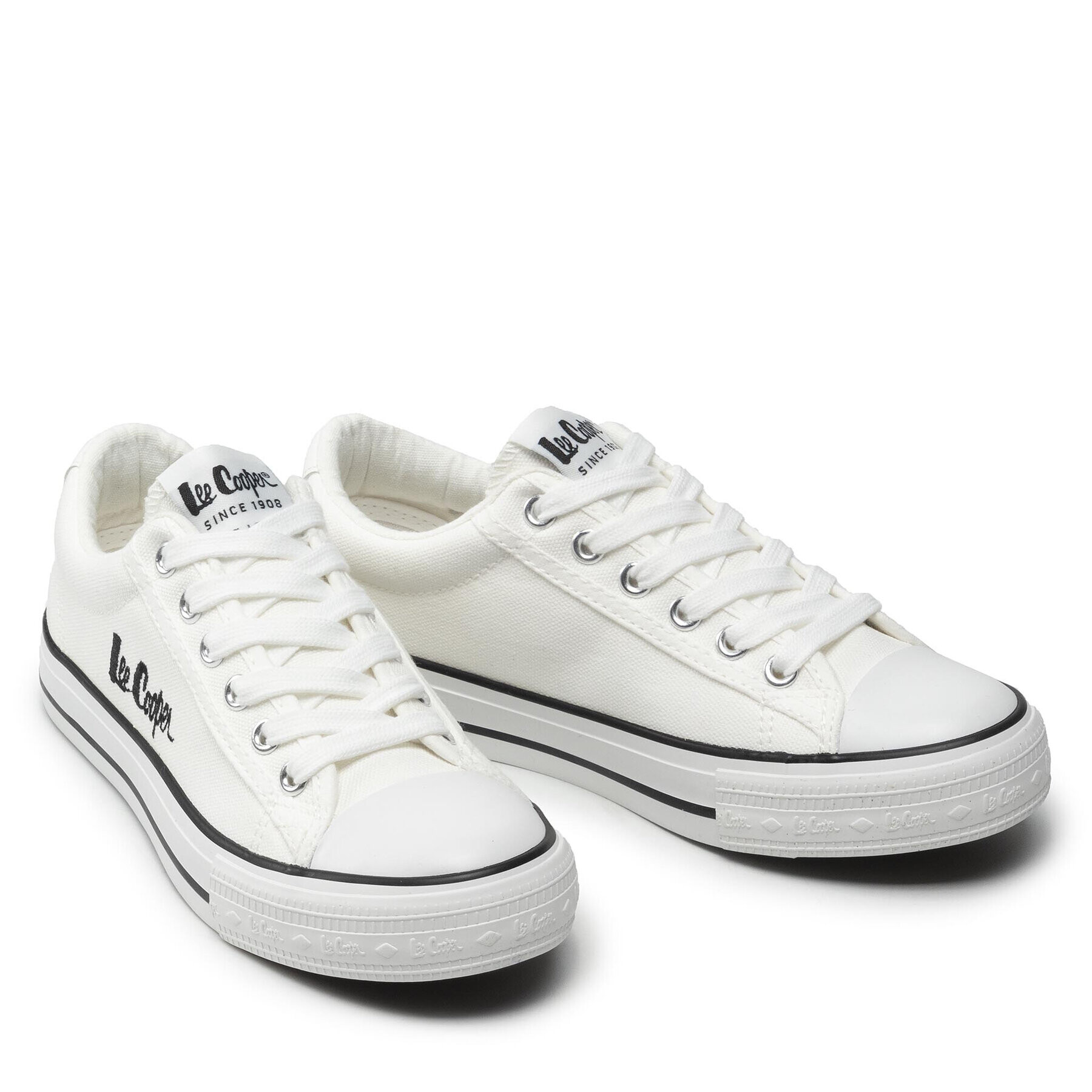 Lee Cooper Кецове LCW-22-31-0861LA Бял - Pepit.bg