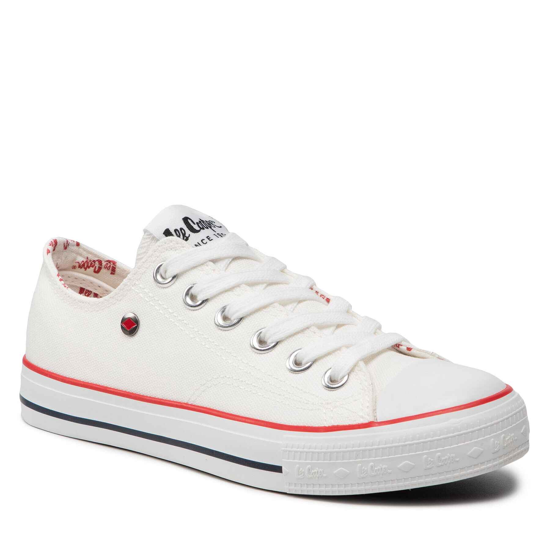 Lee Cooper Кецове LCW-22-31-0875L Бял - Pepit.bg