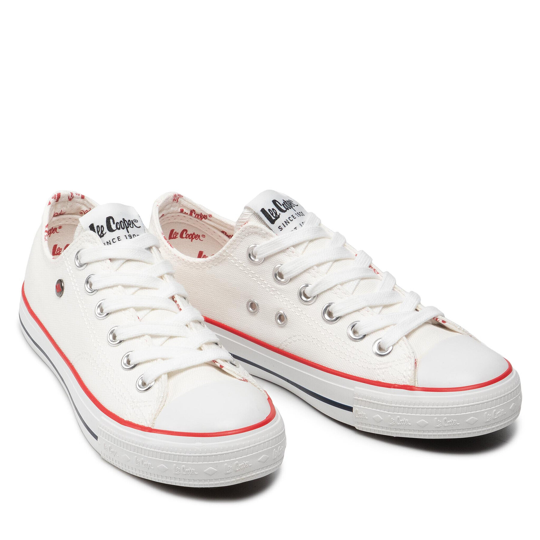 Lee Cooper Кецове LCW-22-31-0875L Бял - Pepit.bg