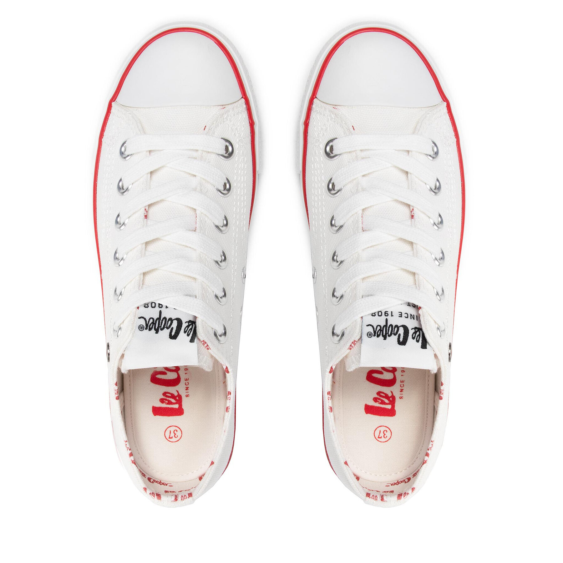 Lee Cooper Кецове LCW-22-31-0875L Бял - Pepit.bg