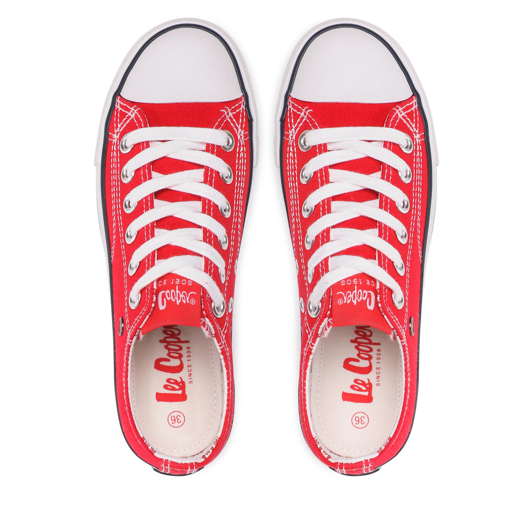 Lee Cooper Кецове LCW-22-31-0880LA Червен - Pepit.bg