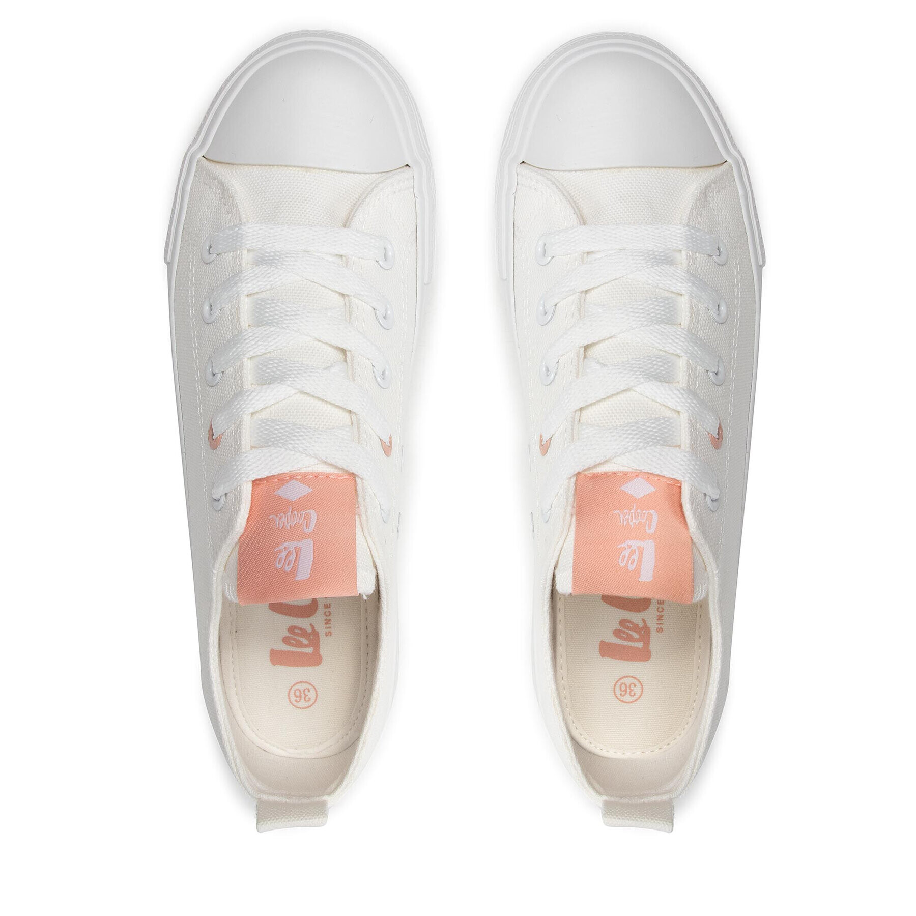 Lee Cooper Кецове LCW-22-31-0911LA Бял - Pepit.bg