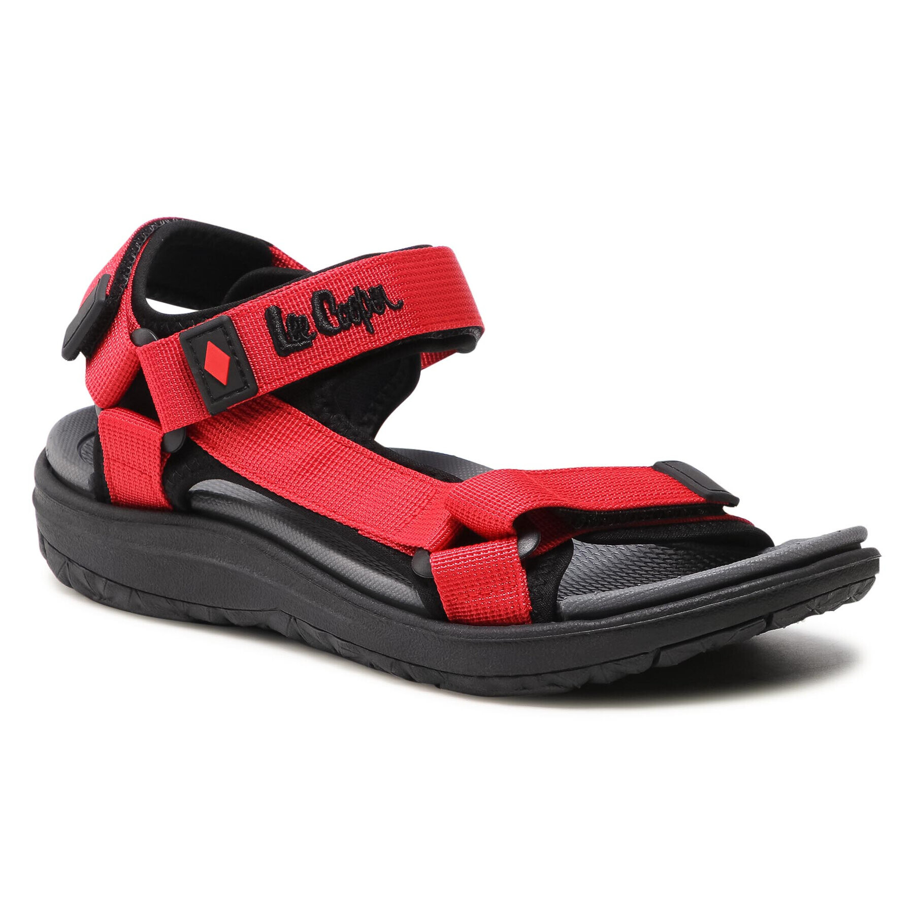 Lee Cooper Сандали LCW-21-34-0207L Червен - Pepit.bg