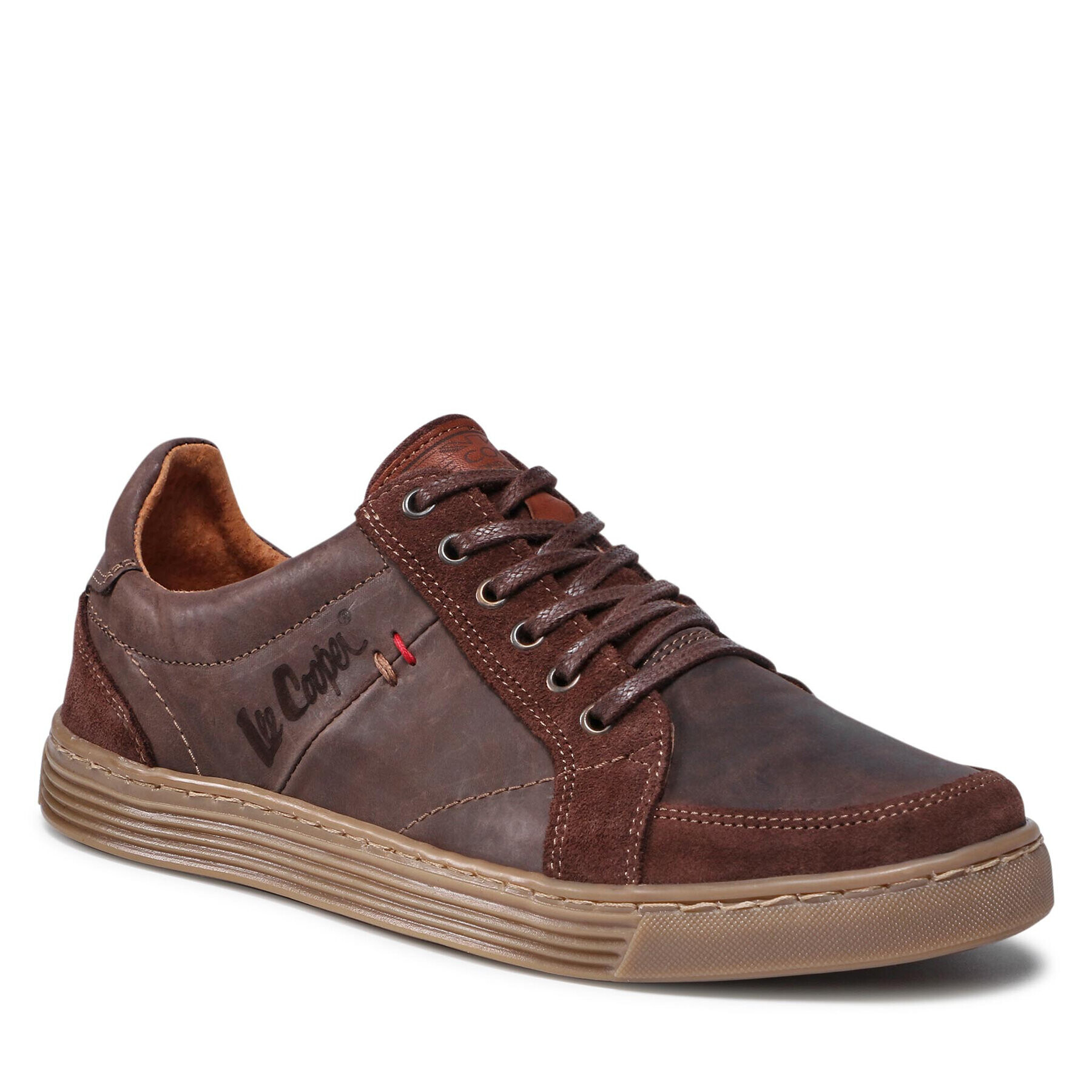 Lee Cooper Сникърси LCJP-21-45-0514M Кафяв - Pepit.bg