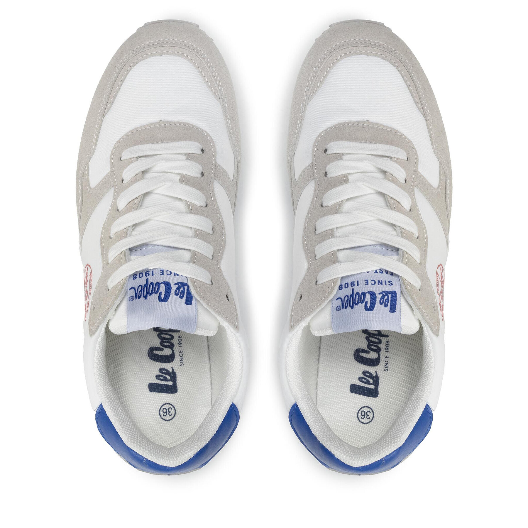Lee Cooper Сникърси LCW-22-31-0848LA Бял - Pepit.bg