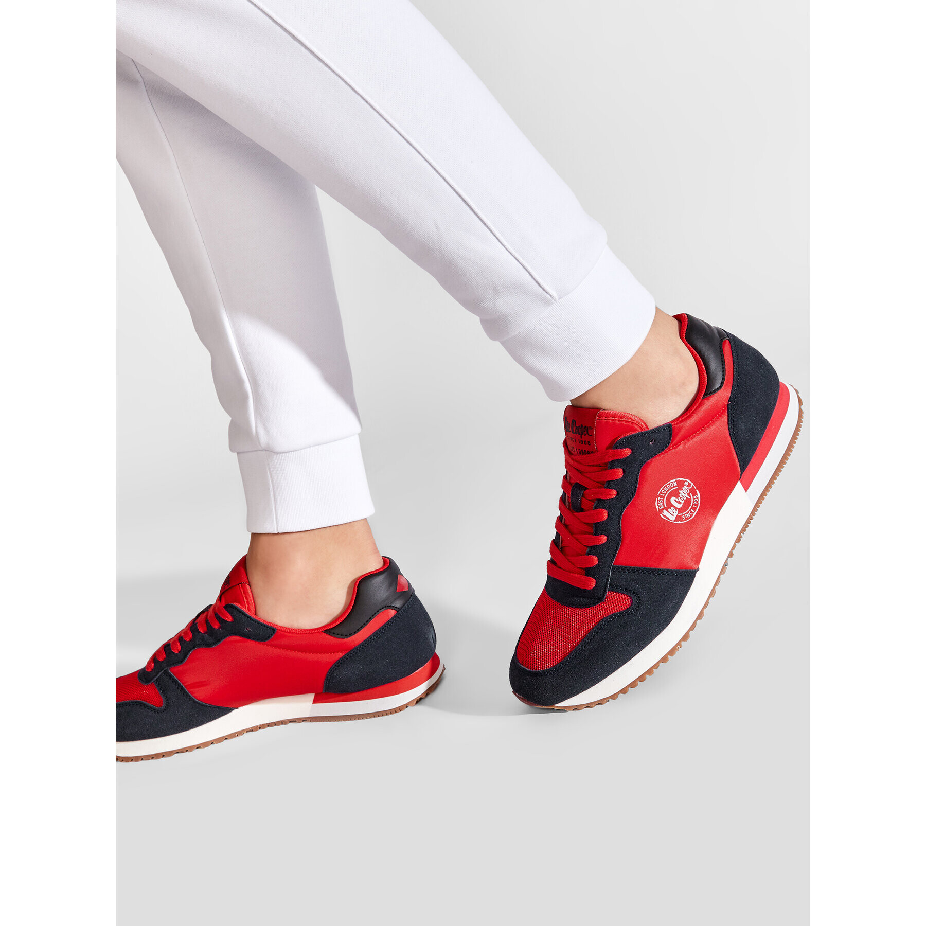 Lee Cooper Сникърси LCW-22-31-0854M Червен - Pepit.bg