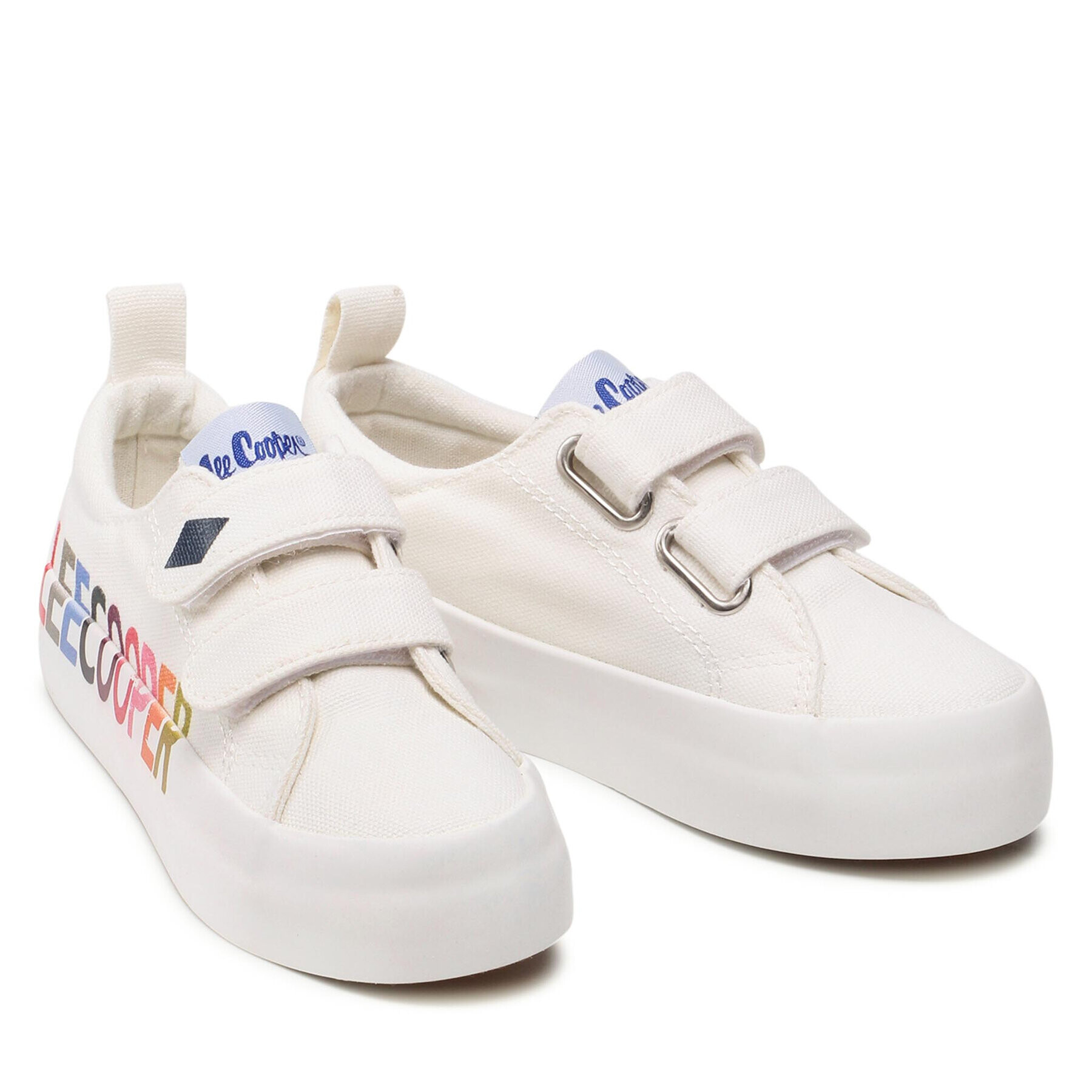 Lee Cooper Сникърси LCW-22-44-0809K Бял - Pepit.bg