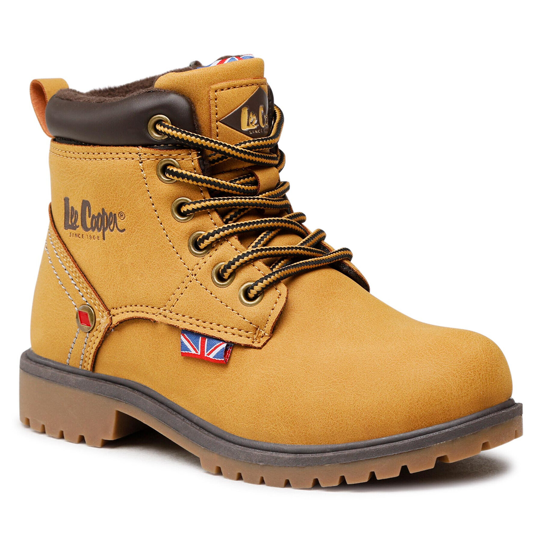 Lee Cooper Туристически oбувки LCJ-21-01-0708K Кафяв - Pepit.bg