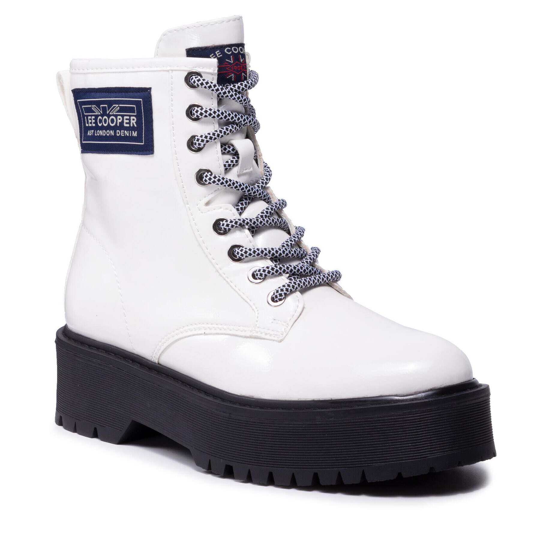Lee Cooper Туристически oбувки LCJ-21-47-0666LA Бял - Pepit.bg