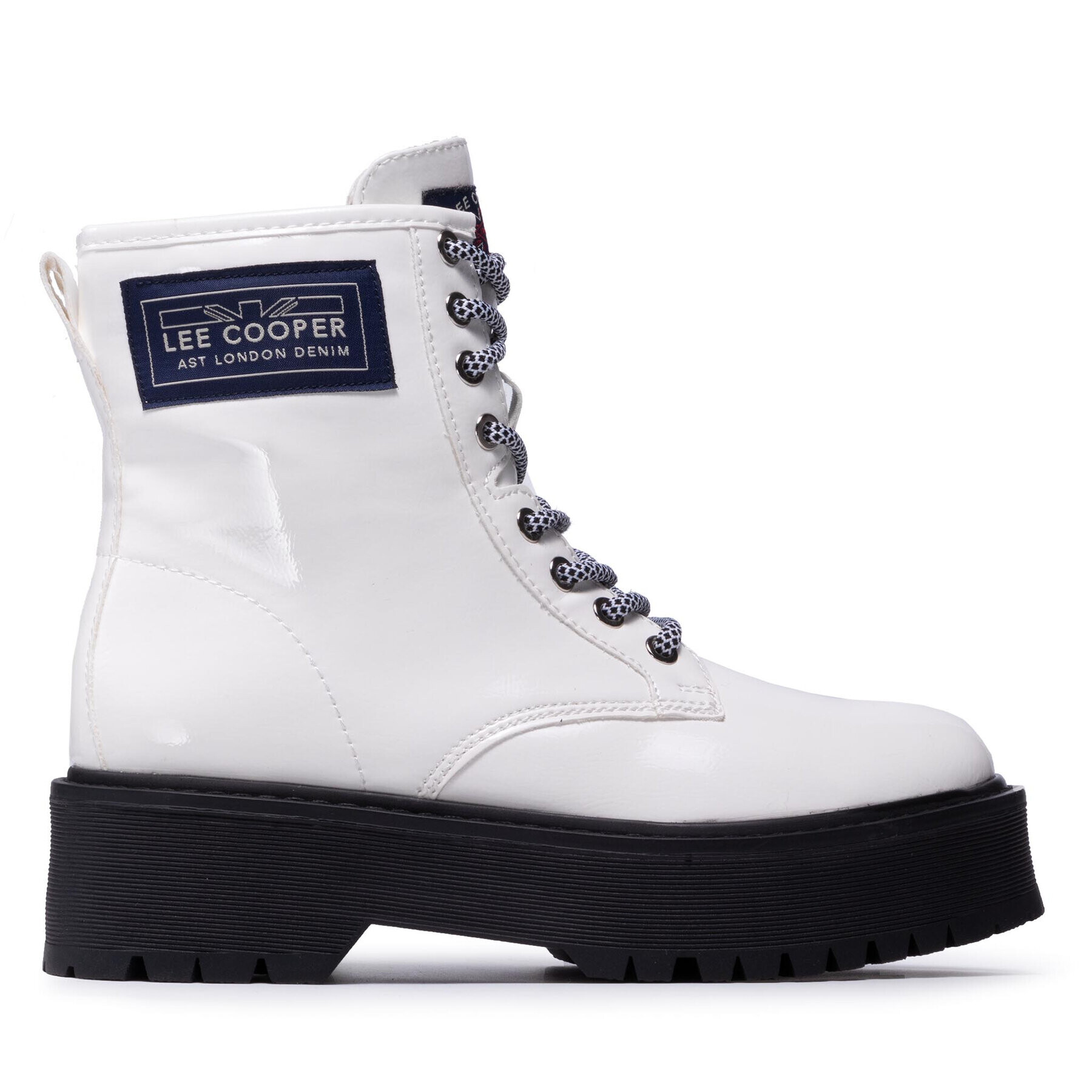 Lee Cooper Туристически oбувки LCJ-21-47-0666LA Бял - Pepit.bg