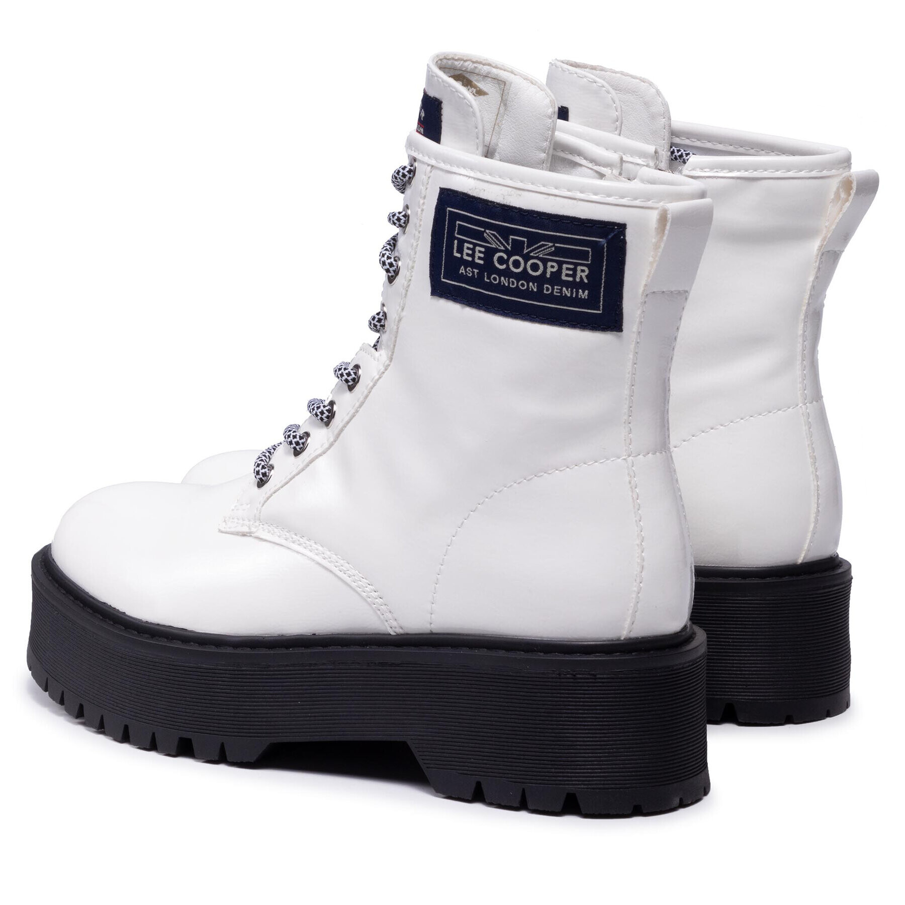 Lee Cooper Туристически oбувки LCJ-21-47-0666LA Бял - Pepit.bg