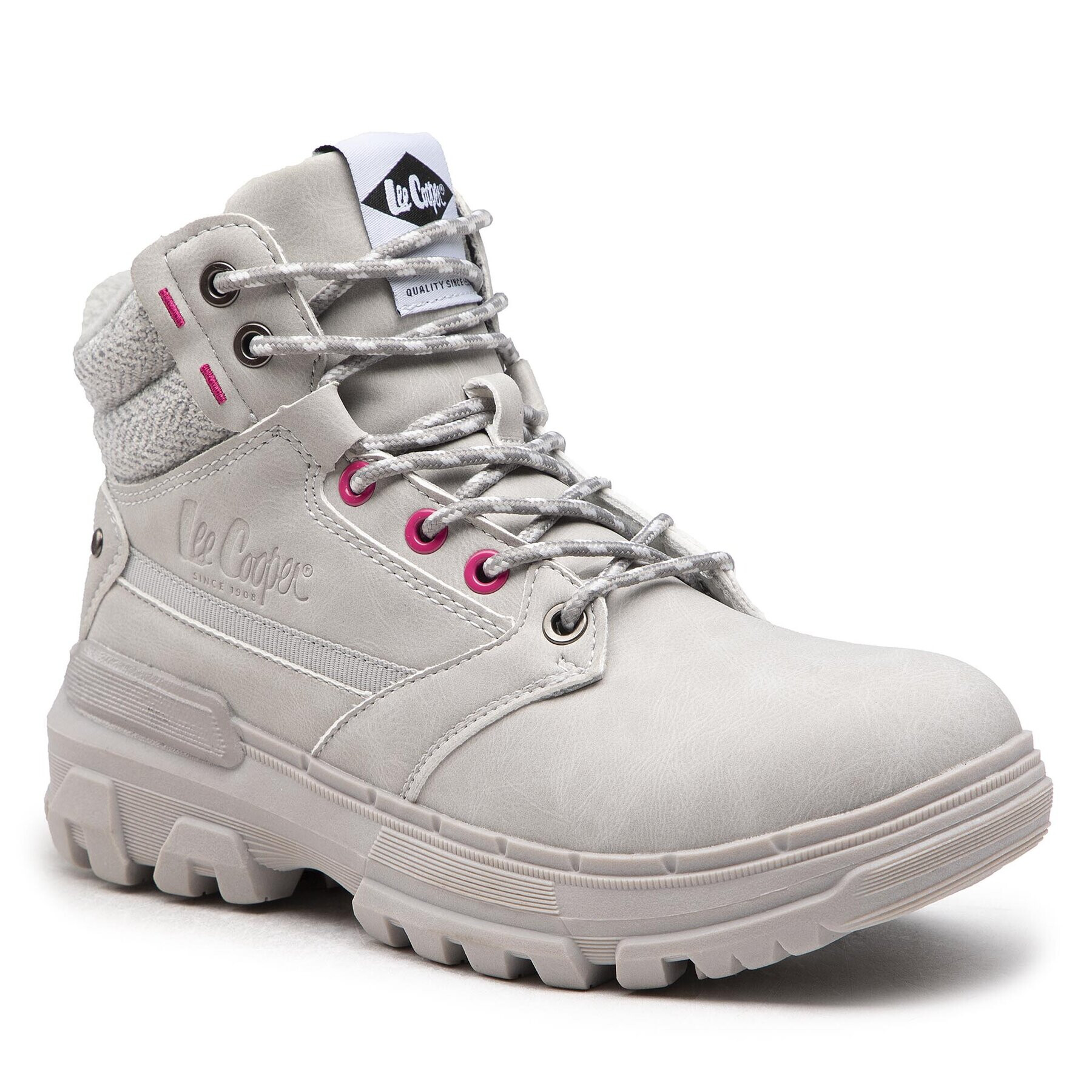 Lee Cooper Туристически oбувки LCJ-22-01-1373L Сив - Pepit.bg