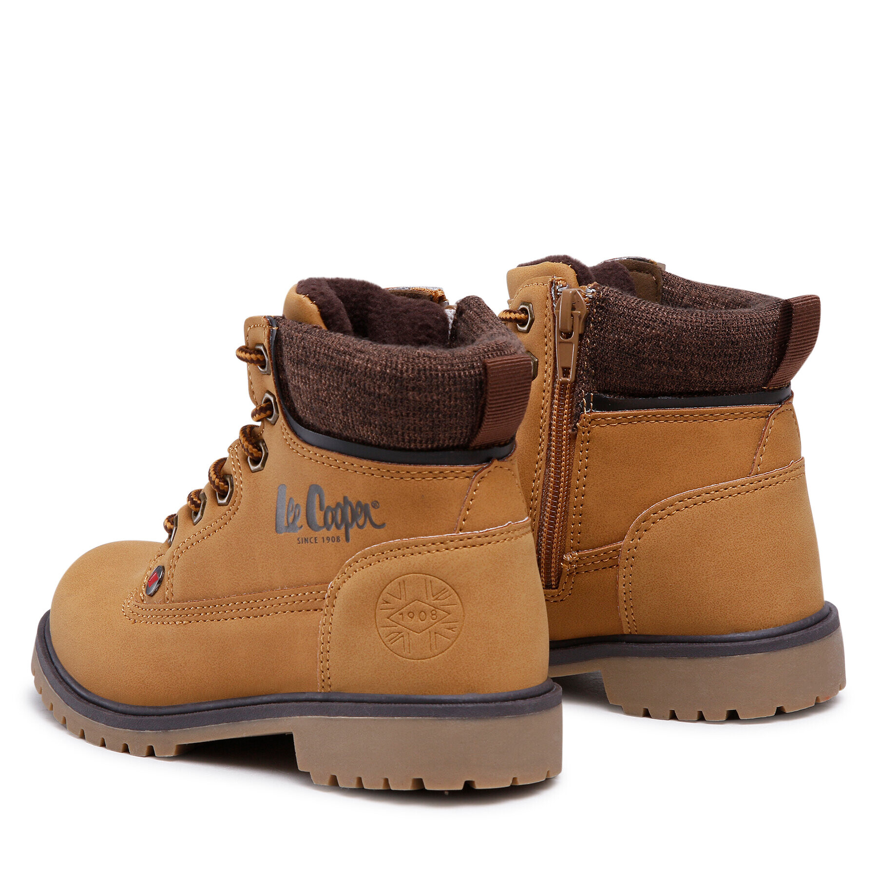 Lee Cooper Туристически oбувки LCJ-22-01-1490K Кафяв - Pepit.bg