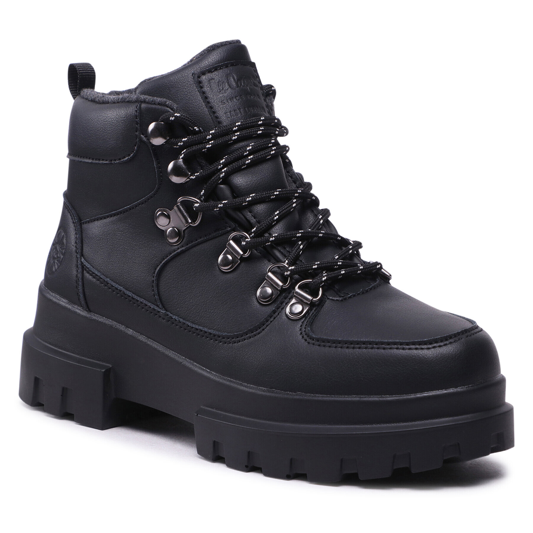 Lee Cooper Туристически oбувки LCJ-22-31-1435L Черен - Pepit.bg