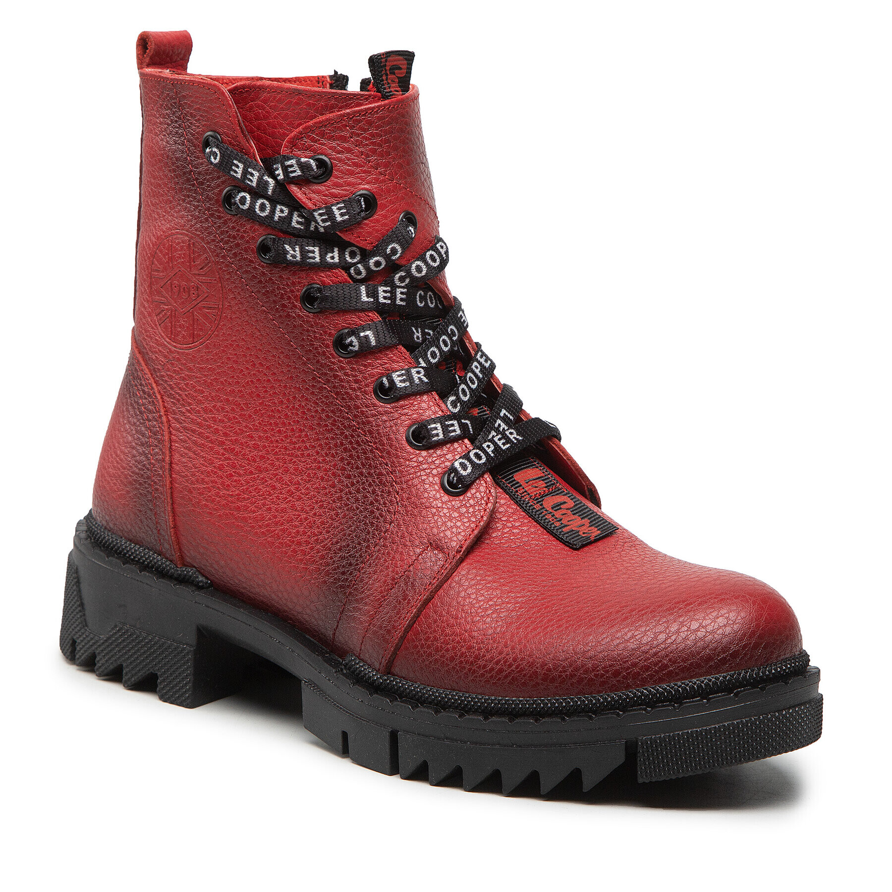 Lee Cooper Туристически oбувки LCJ-22-50-1504LA Червен - Pepit.bg
