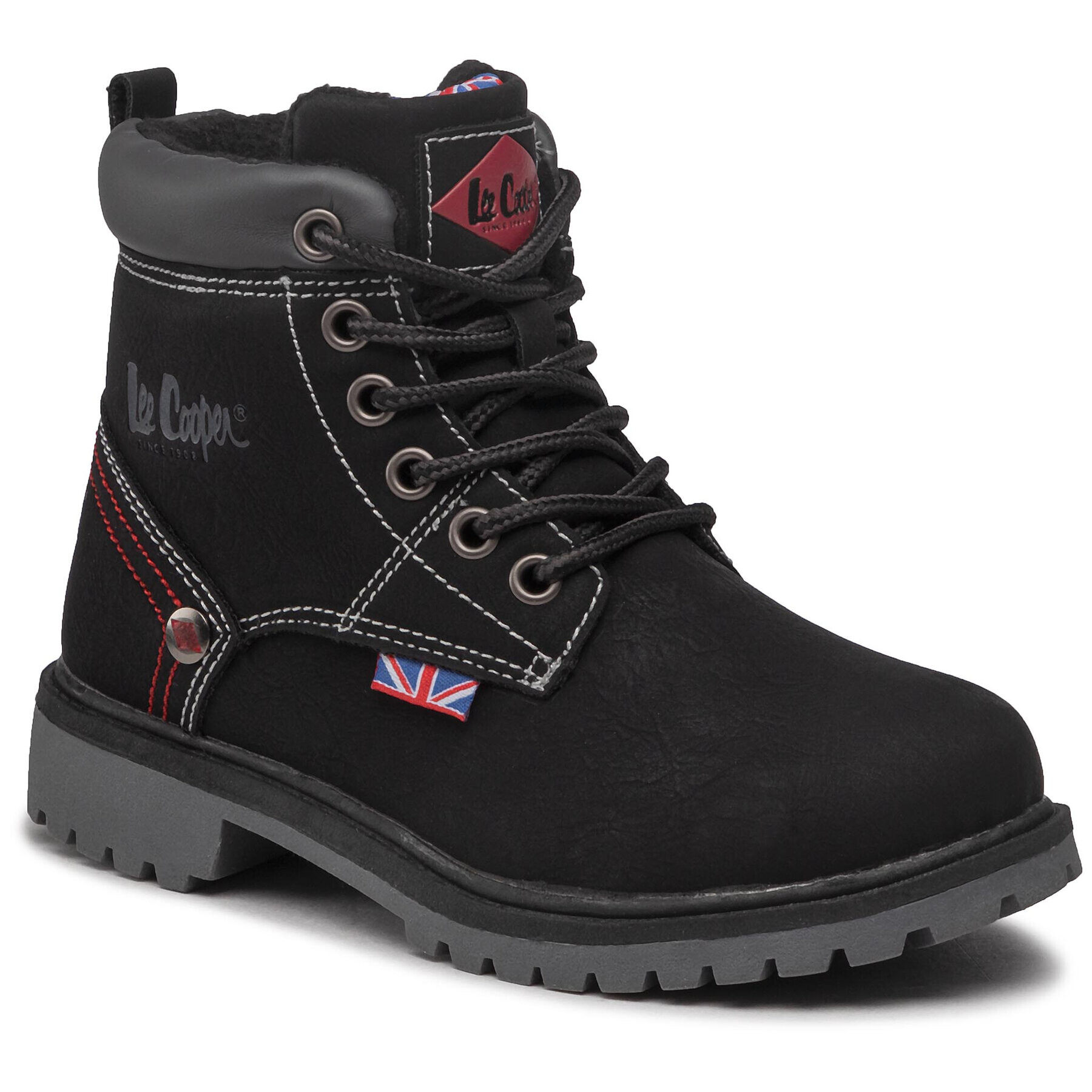 Lee Cooper Туристически oбувки LCJK-20-01-021 Черен - Pepit.bg