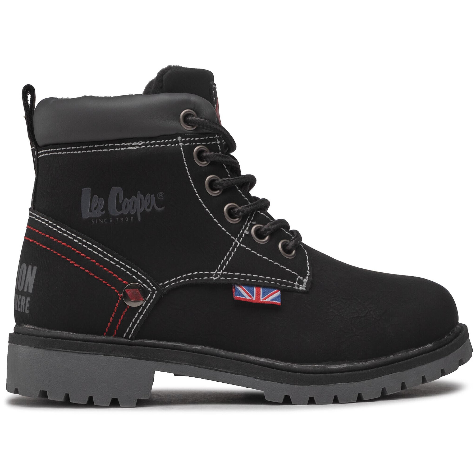 Lee Cooper Туристически oбувки LCJK-20-01-021 Черен - Pepit.bg