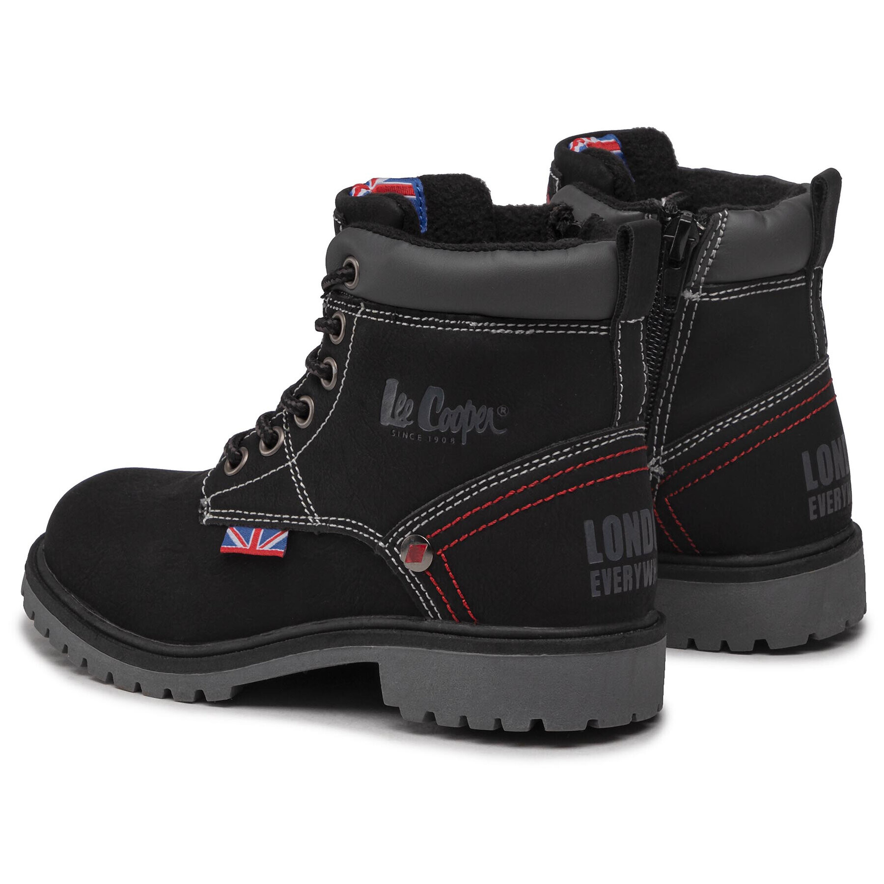 Lee Cooper Туристически oбувки LCJK-20-01-021 Черен - Pepit.bg