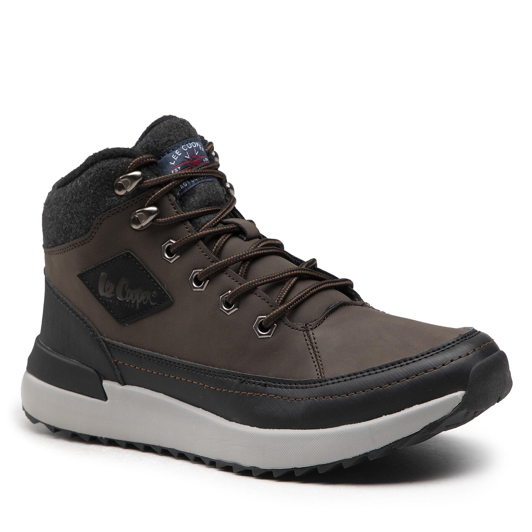 Lee Cooper Зимни обувки LCJ-21-01-0532M Кафяв - Pepit.bg