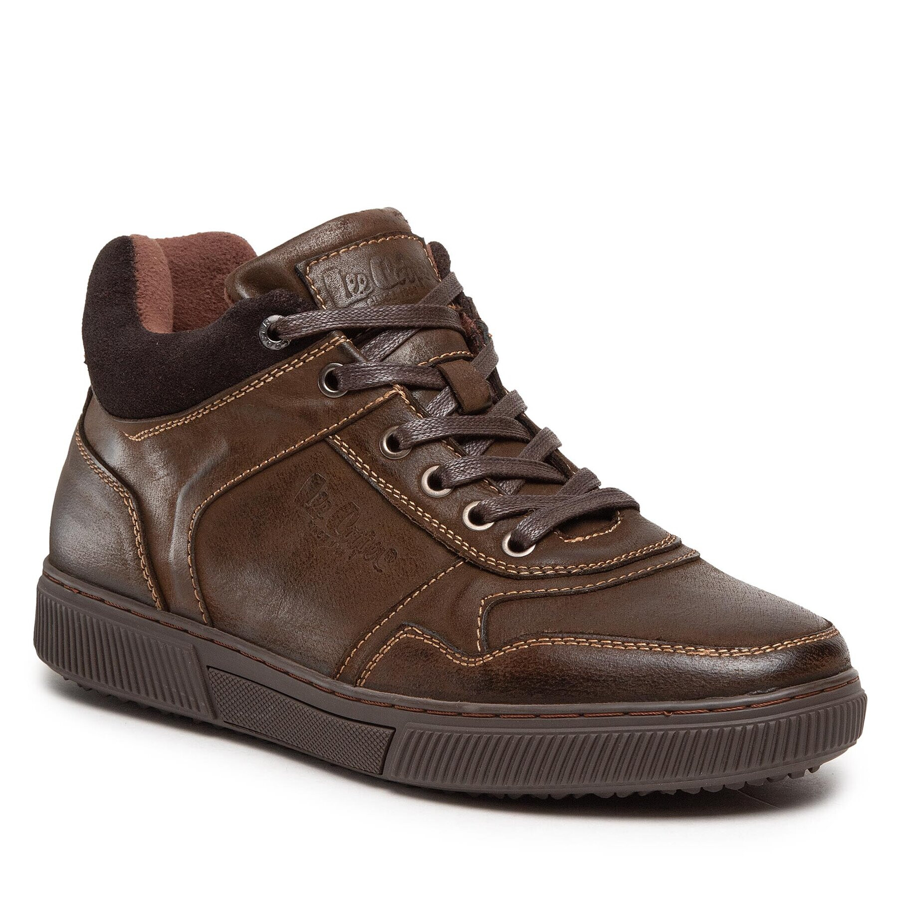 Lee Cooper Зимни обувки LCJ-22-33-1472M Кафяв - Pepit.bg