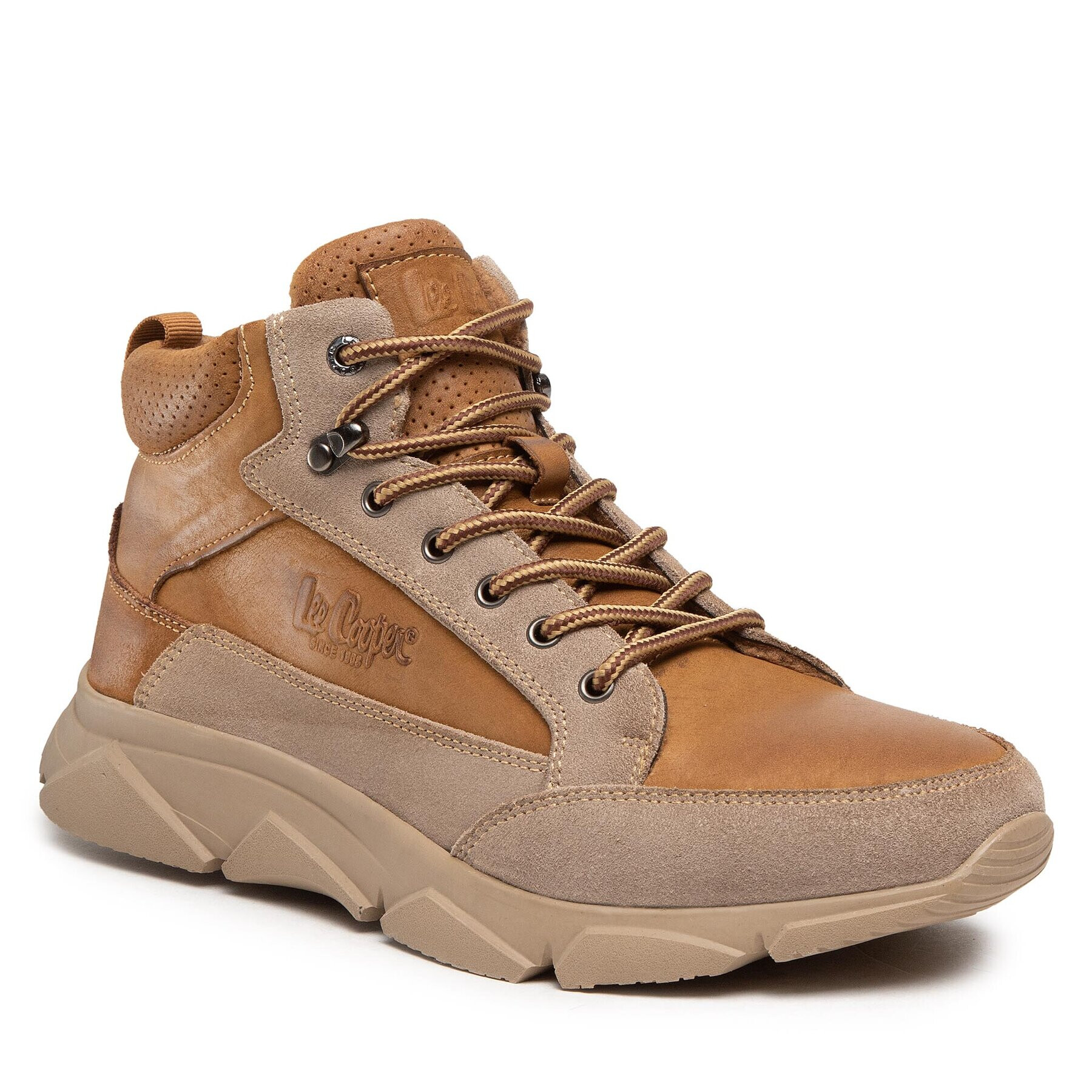 Lee Cooper Зимни обувки LCJ-22-33-1477M Кафяв - Pepit.bg
