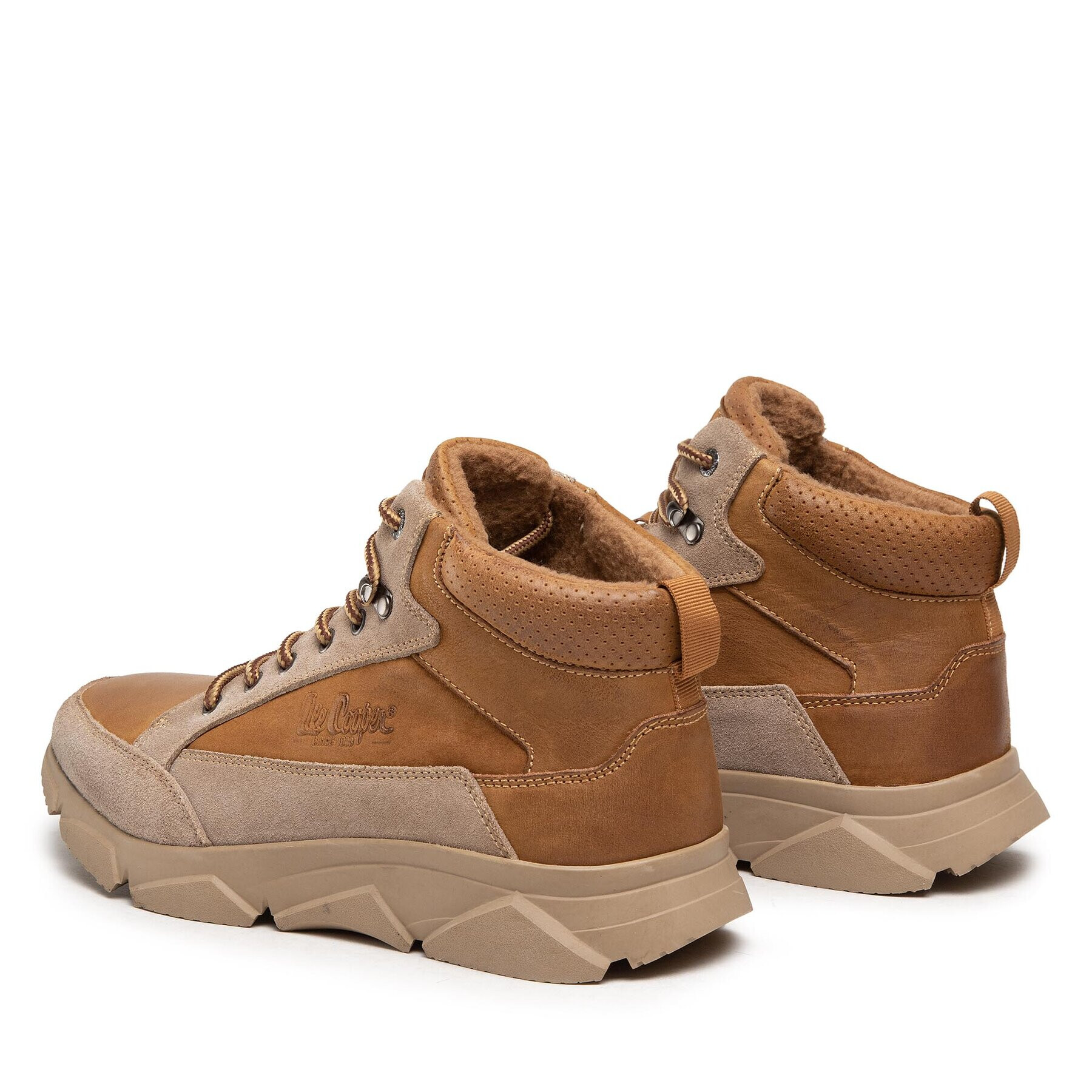 Lee Cooper Зимни обувки LCJ-22-33-1477M Кафяв - Pepit.bg