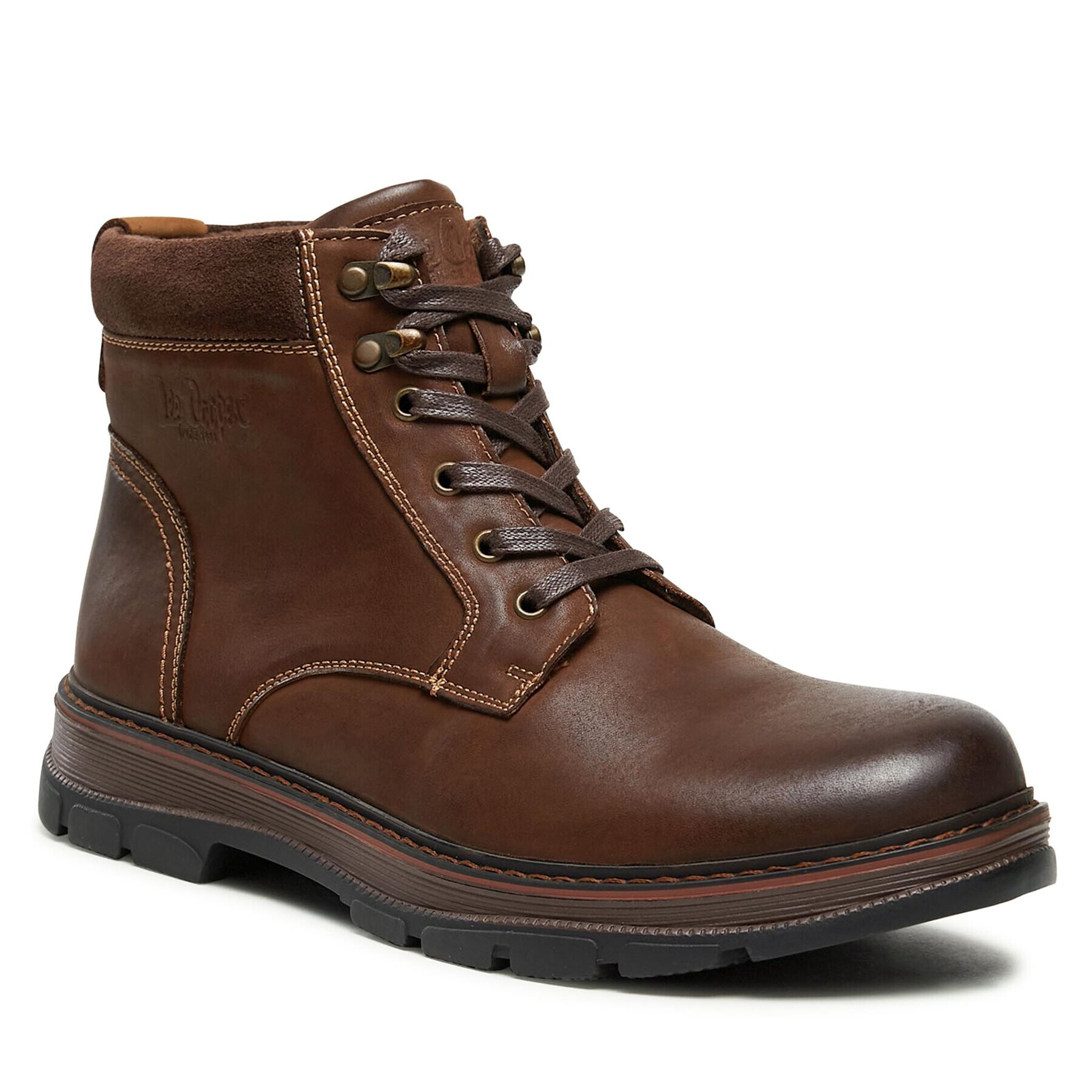 Lee Cooper Зимни обувки Lcj-23-33-3020M Кафяв - Pepit.bg