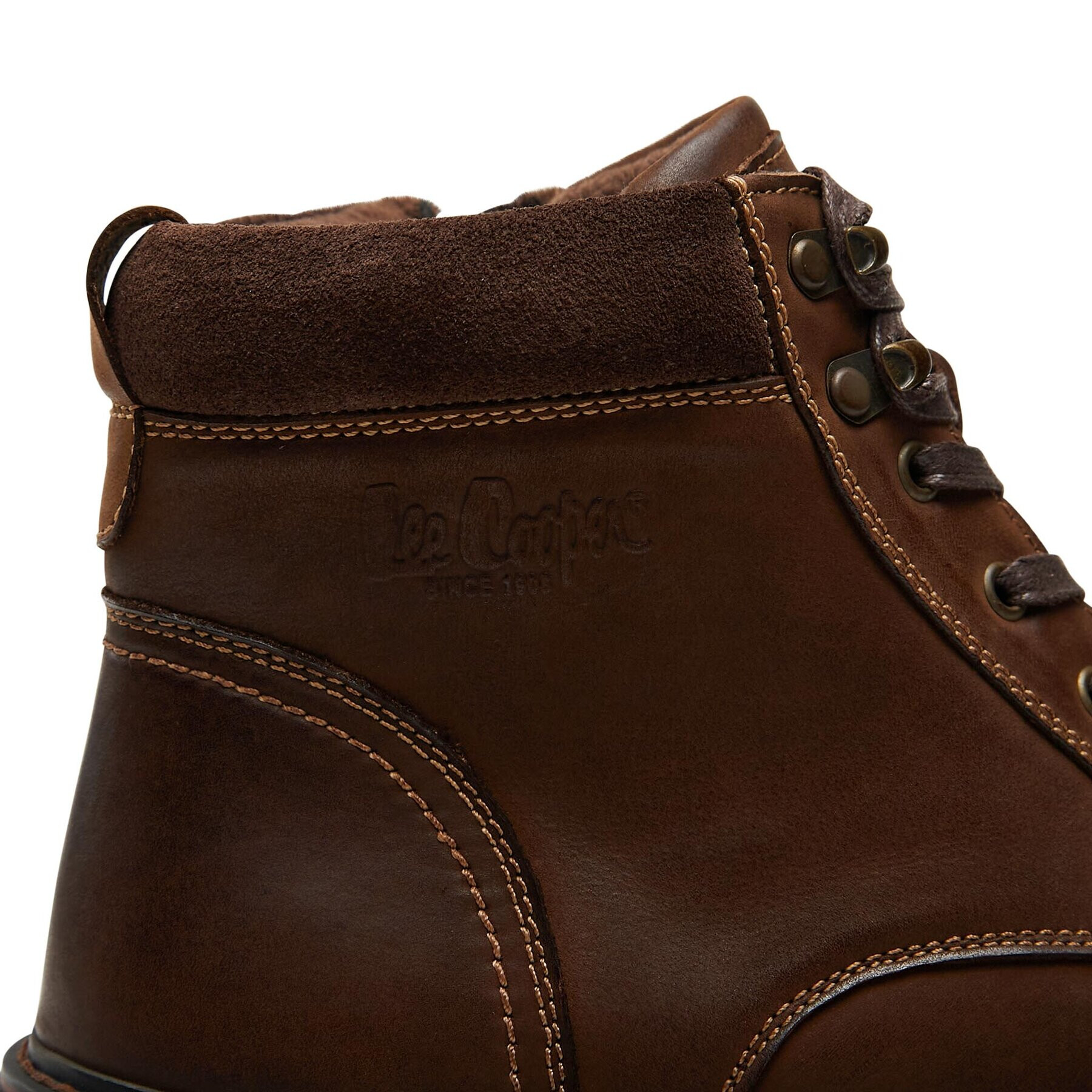 Lee Cooper Зимни обувки Lcj-23-33-3020M Кафяв - Pepit.bg
