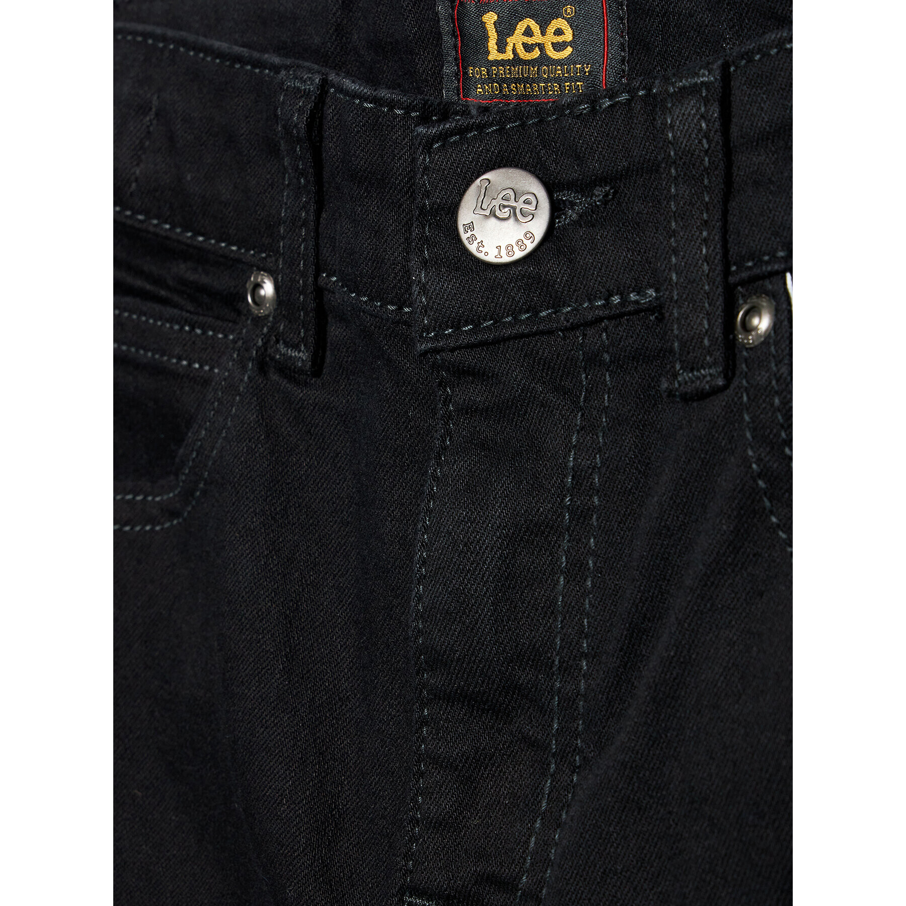 Lee Дънки 0012 Черен Regular Fit - Pepit.bg