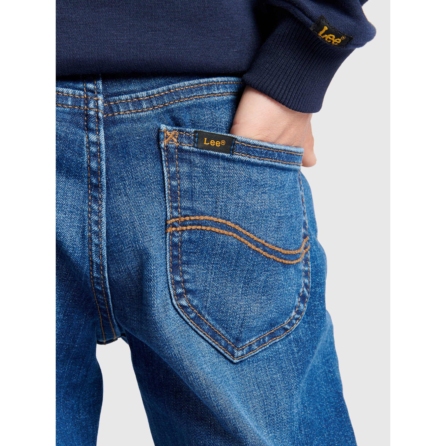 Lee Дънки 0012 Тъмносин Regular Fit - Pepit.bg