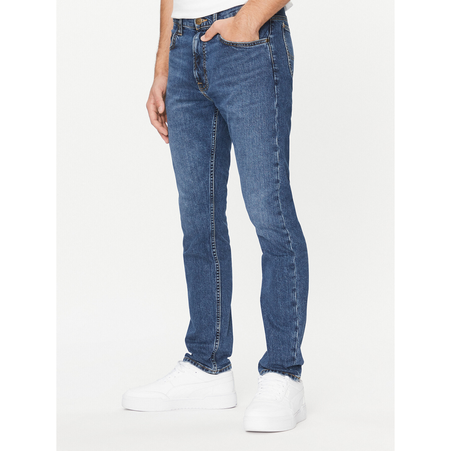Lee Дънки 112342261 Тъмносин Slim Fit - Pepit.bg