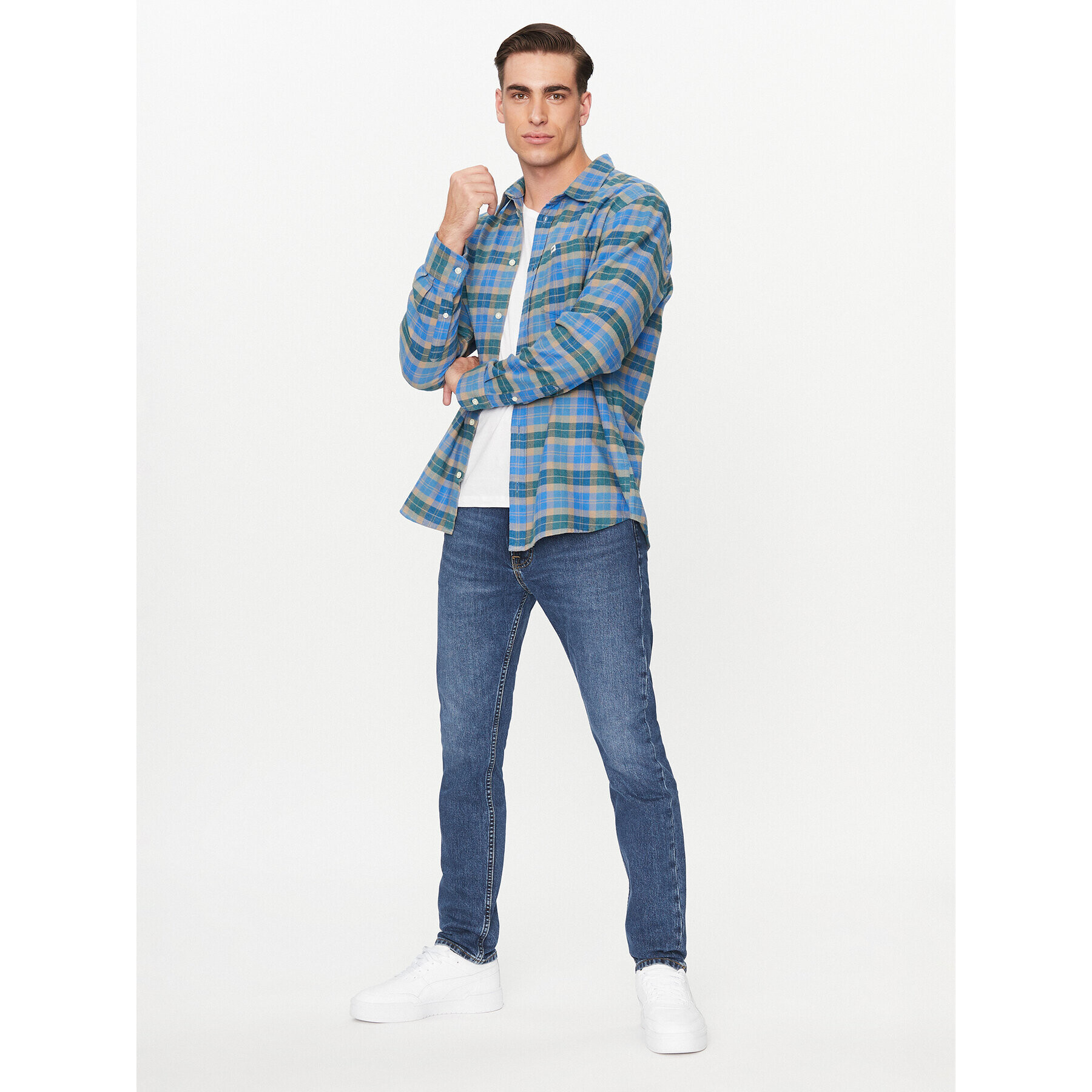 Lee Дънки 112342261 Тъмносин Slim Fit - Pepit.bg