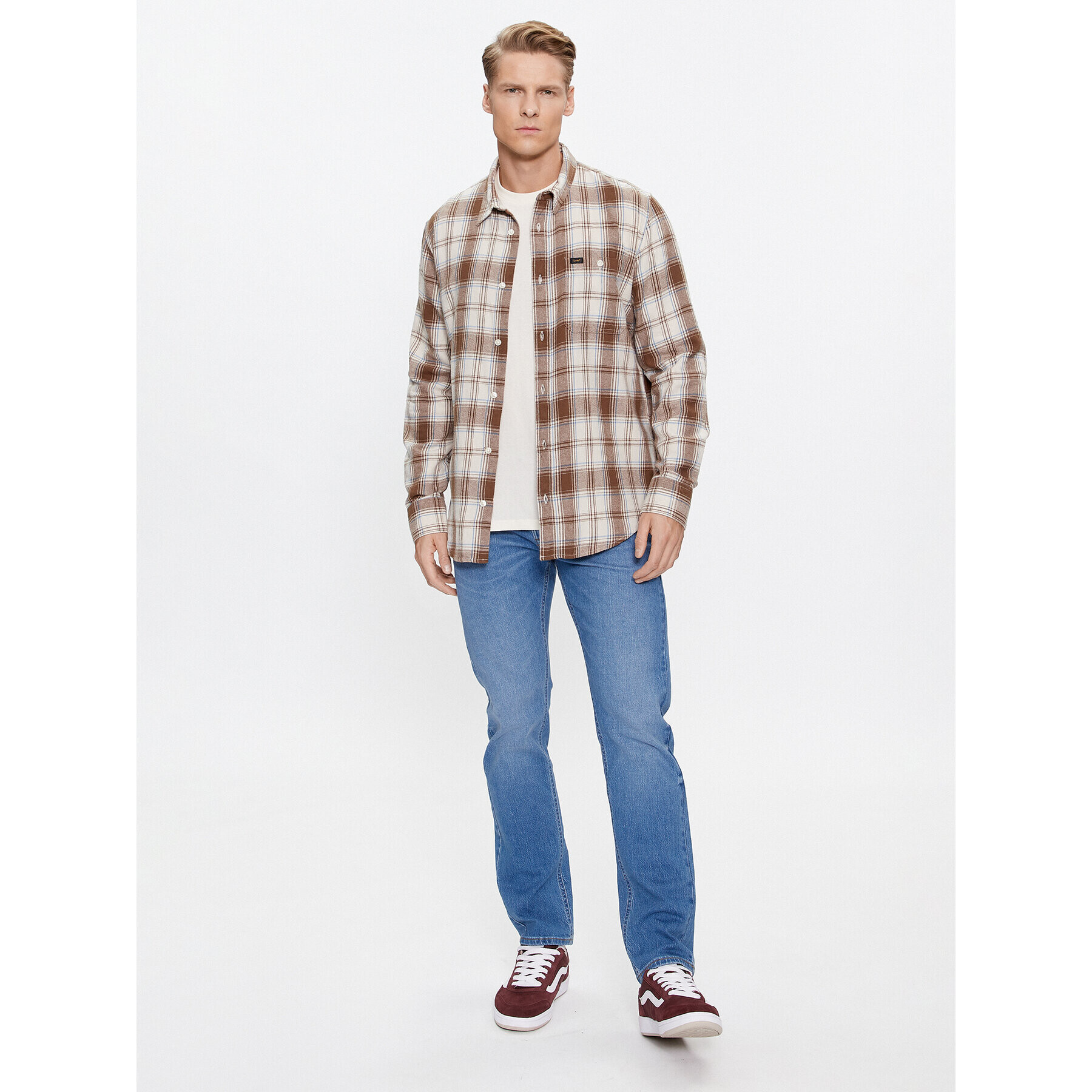 Lee Дънки 112346324 Син Regular Fit - Pepit.bg