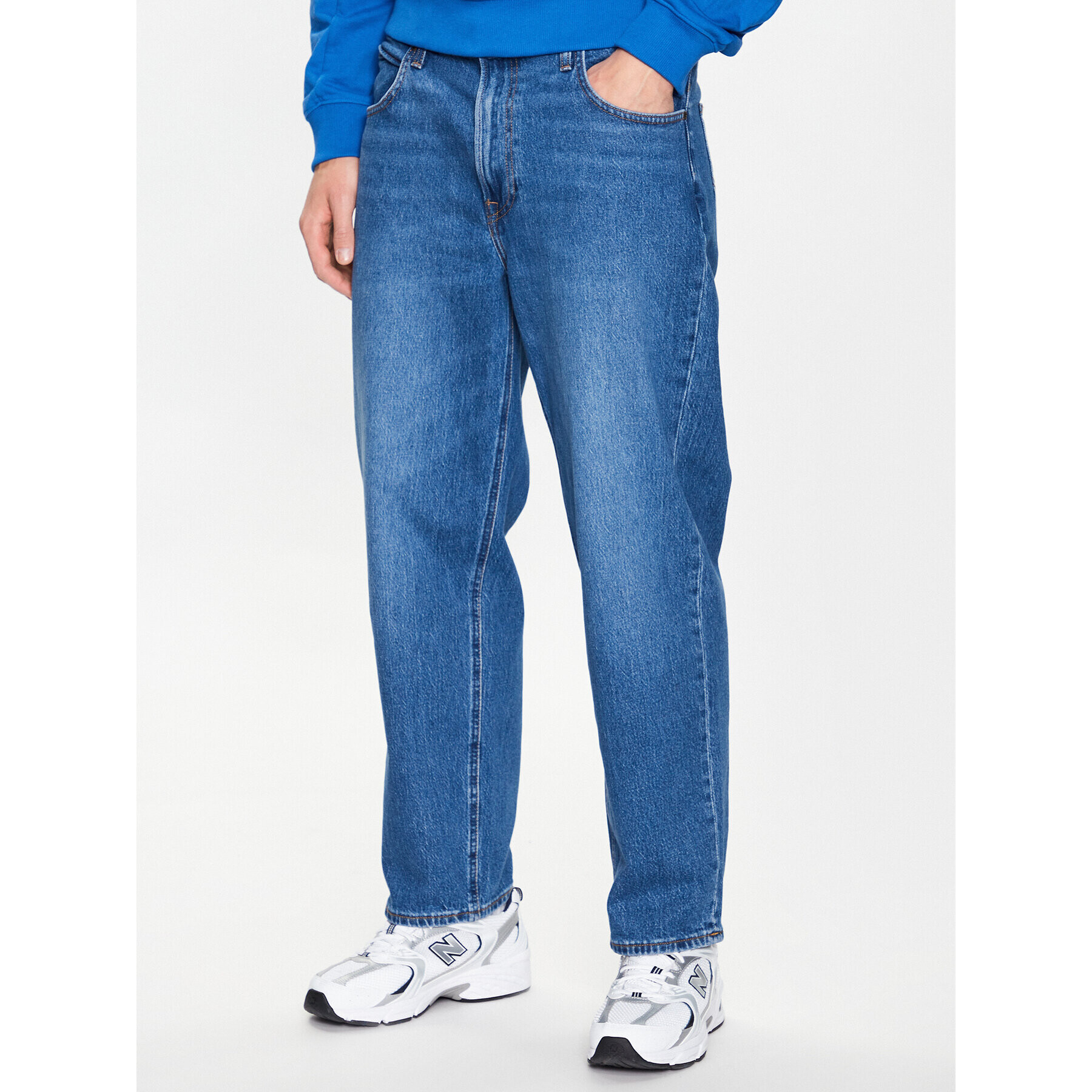 Lee Дънки Asher L70EMWFW Син Straight Fit - Pepit.bg