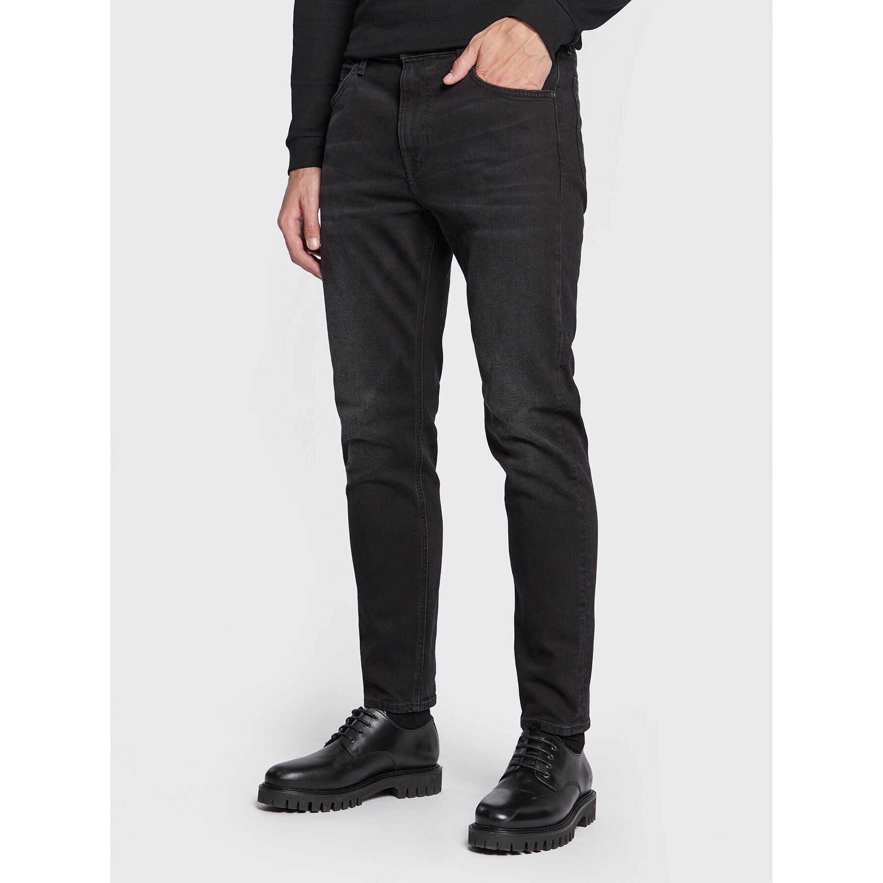 Lee Дънки Austin L733ADEV 112322215 Черен Regular Fit - Pepit.bg