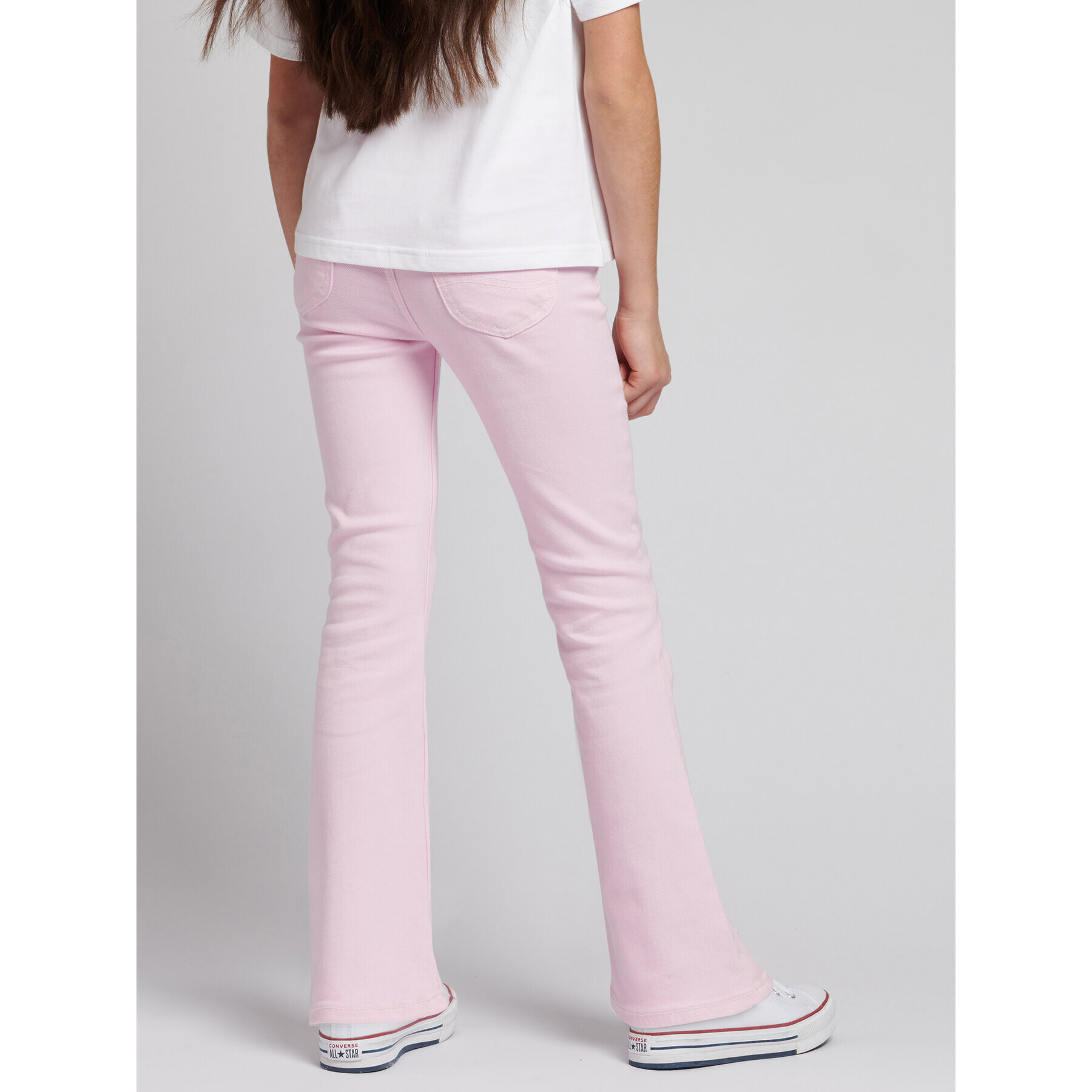 Lee Дънки Breese Flare Twill LEG5066 Розов Regular Fit - Pepit.bg