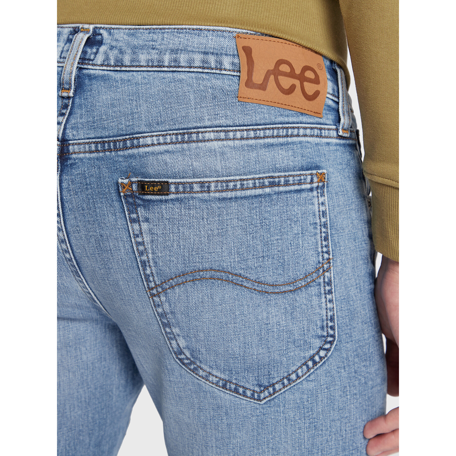 Lee Дънки Daren L707KNMB 112145462 Син Regular Fit - Pepit.bg