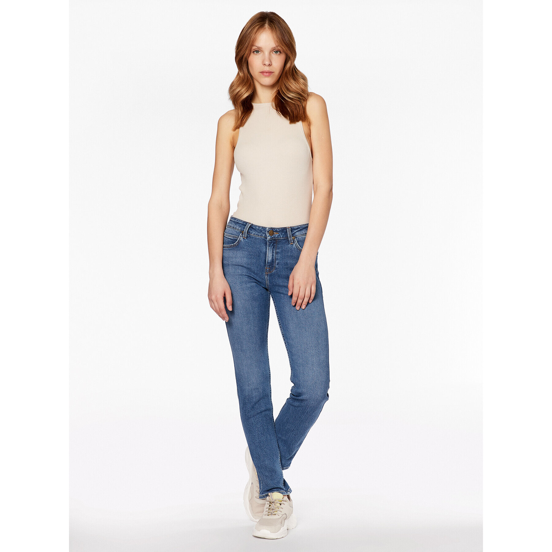 Lee Дънки Elly L305FAB51 Син Slim Fit - Pepit.bg