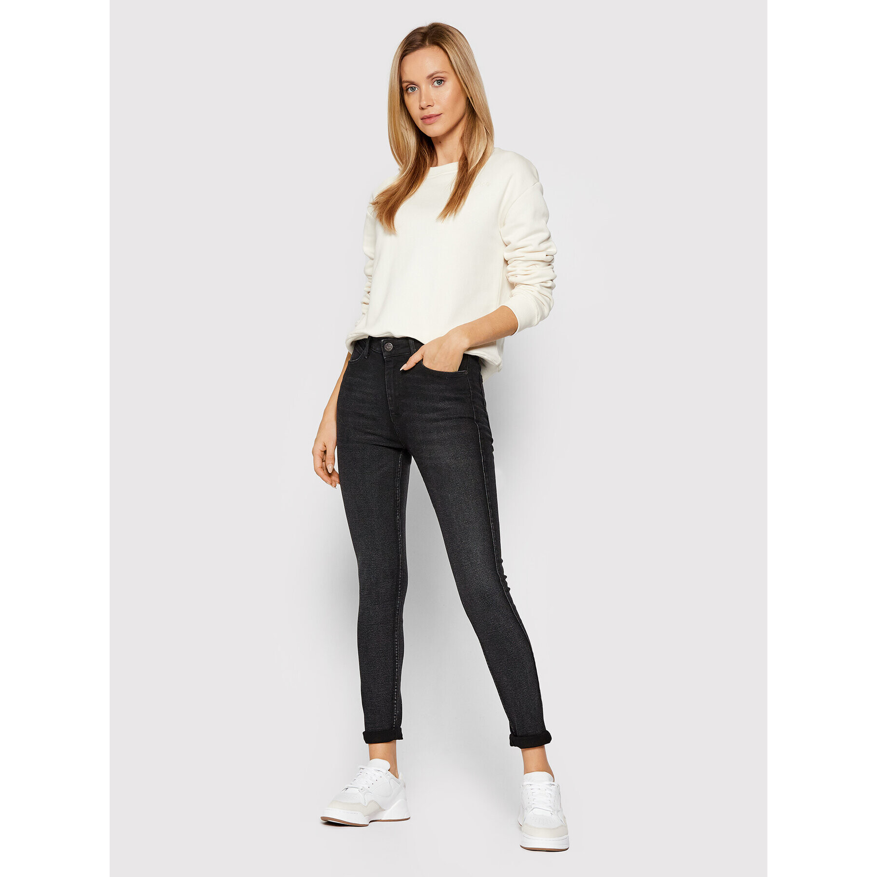 Lee Дънки Ivy L32EPIQR Черен Super Skinny Fit - Pepit.bg